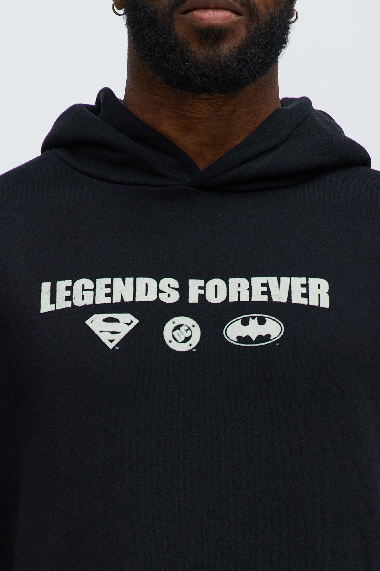 Batman Superman World's Finest Hoodie - Black Male Product Image