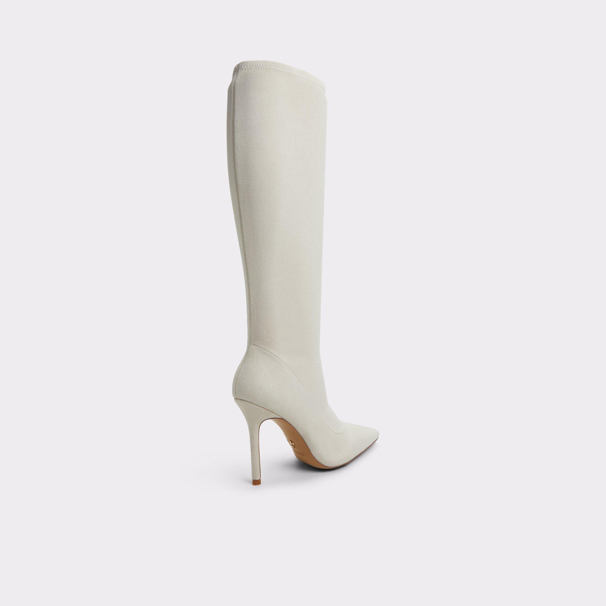 ALDO Raffaela - Women's Tall Boot - Beige, Size 5 Product Image