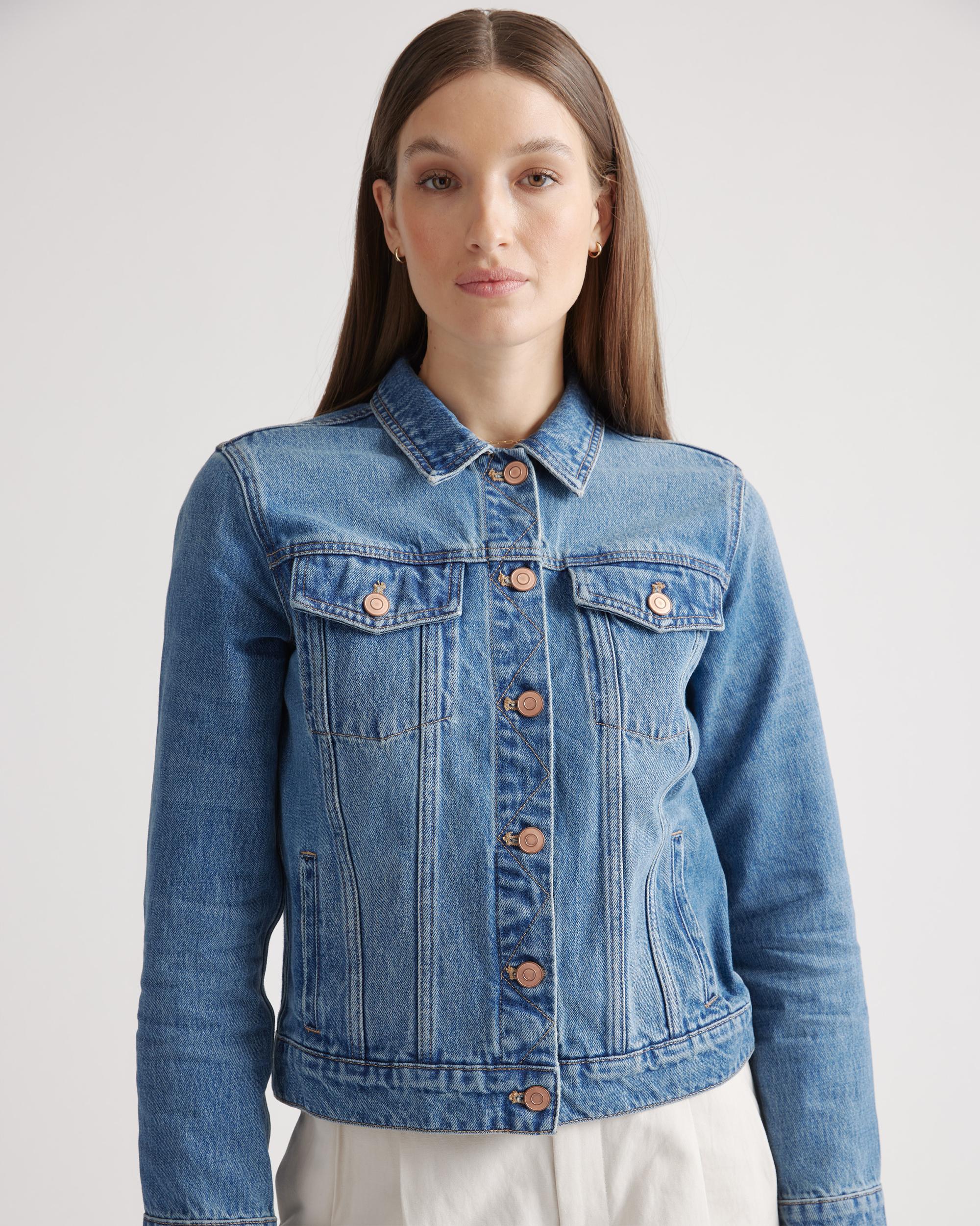 Quince | Women's Denim Jacket Size XS, Cotton Product Image