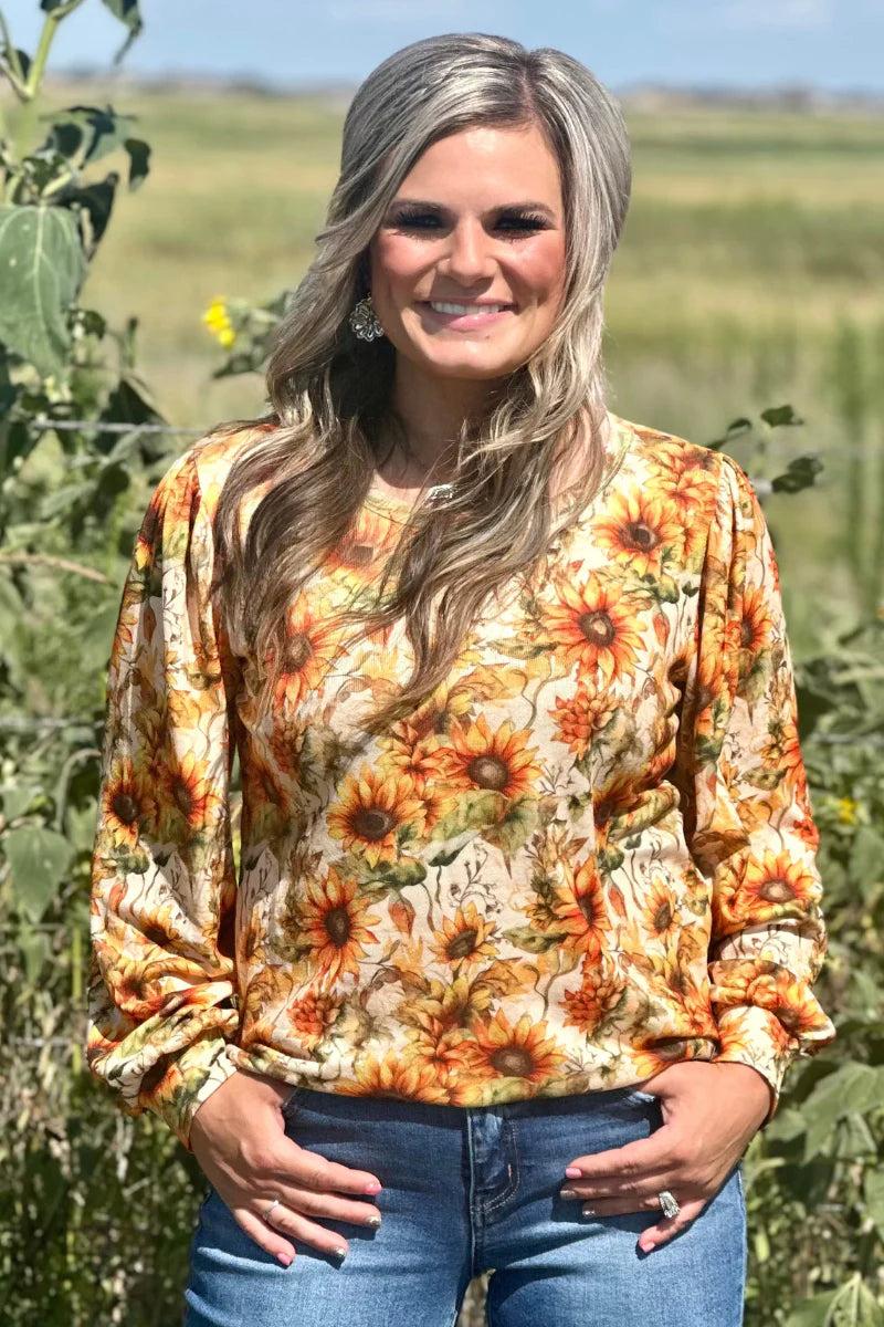 Sterling Kreek Golden Harvest Knit Top Product Image