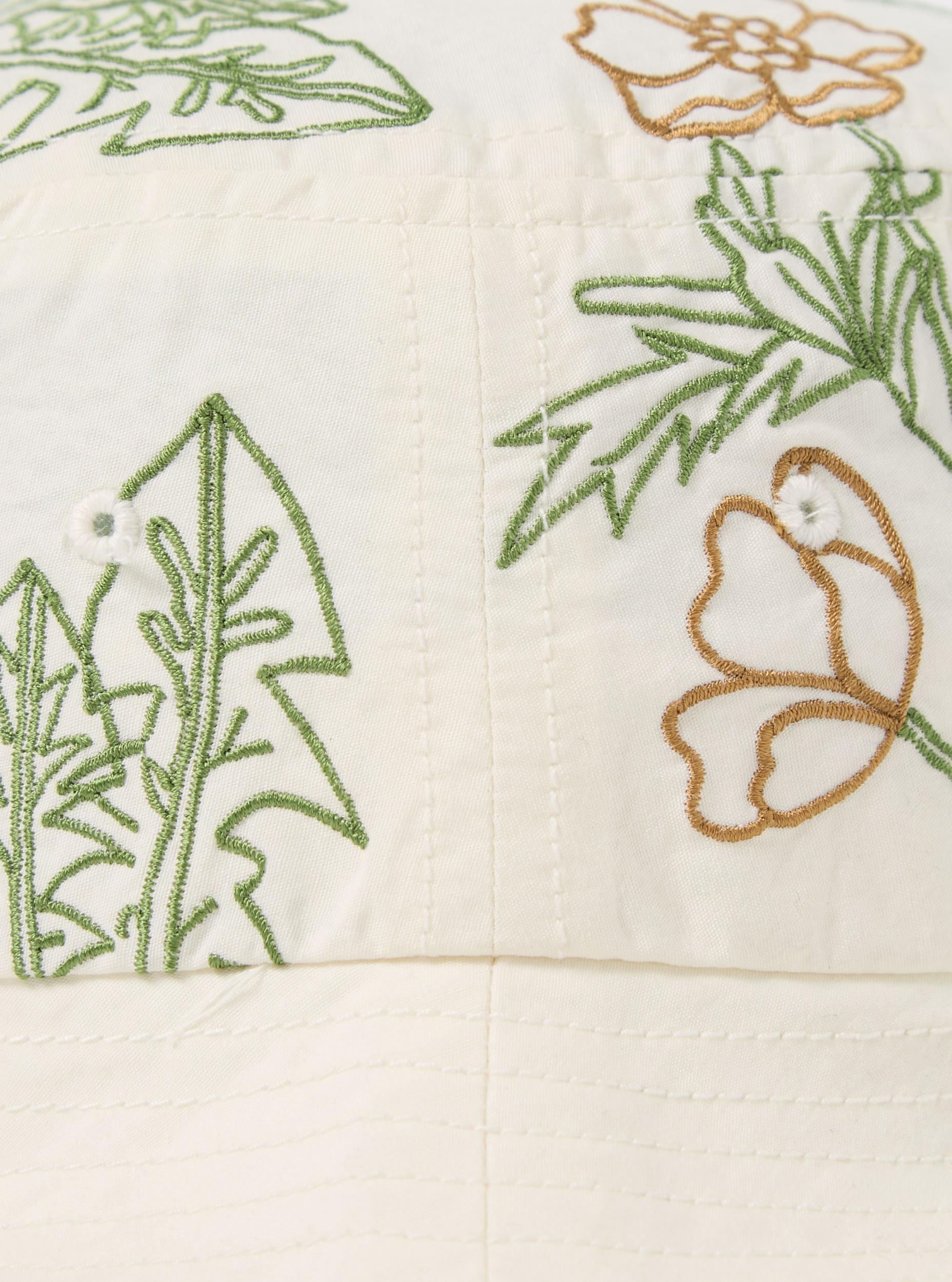 Flower Mountain x Universal Works Ecru Broadcloth Beach Hat Product Image