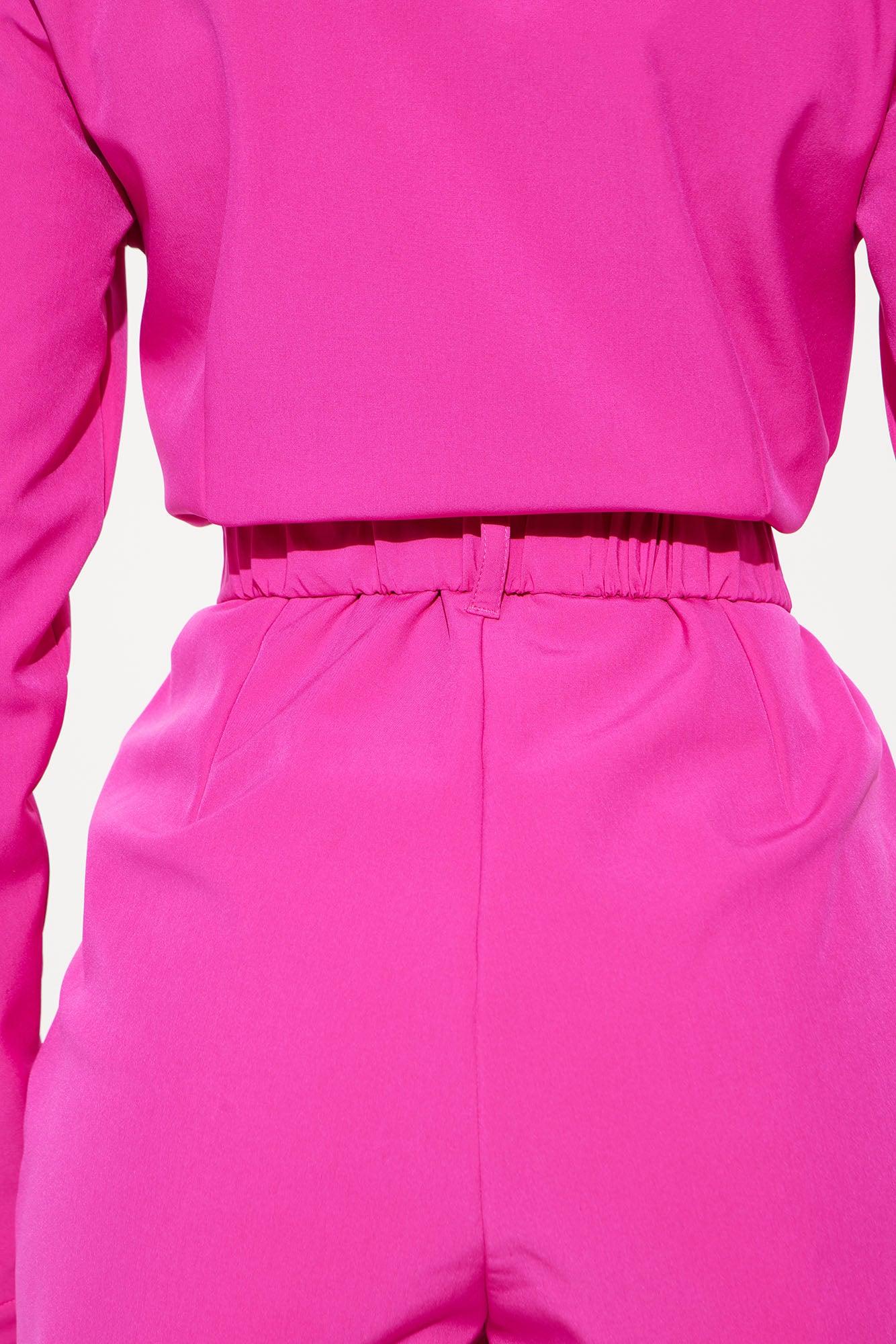 Cross Country Ski Jumpsuit - Fuchsia Product Image