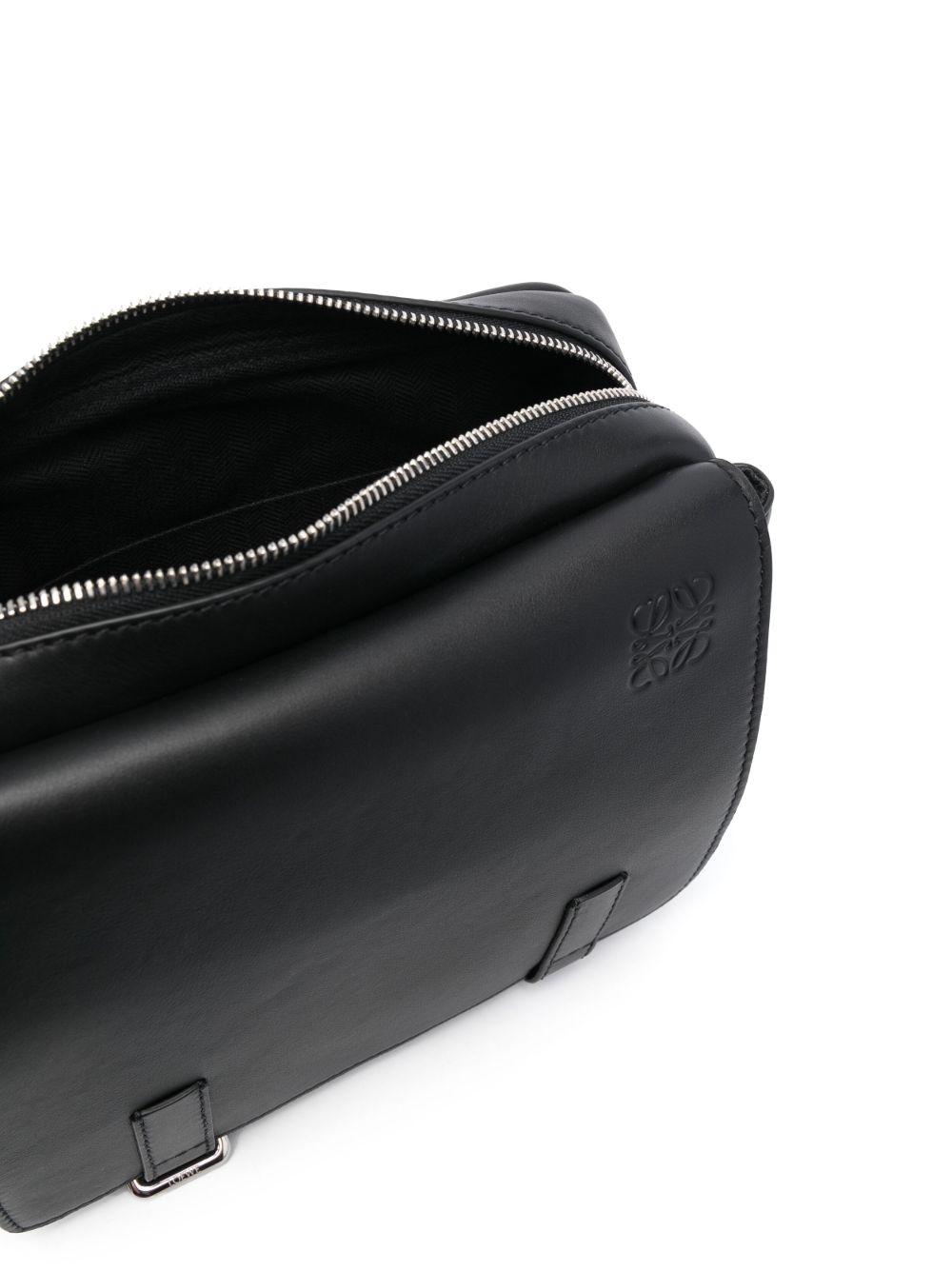 small Military leather messenger bag Product Image