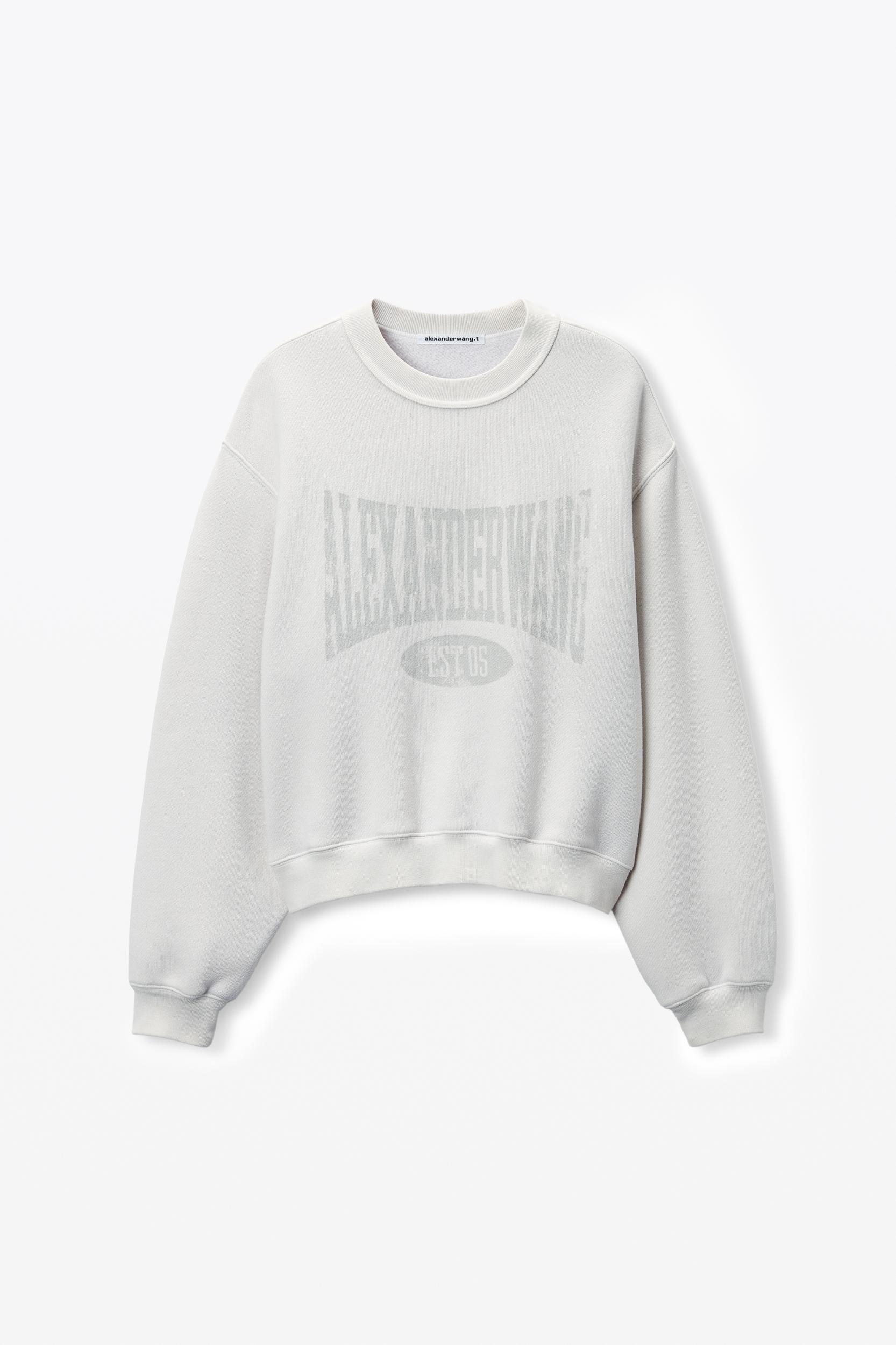 Distressed Logo Sweatshirt Product Image