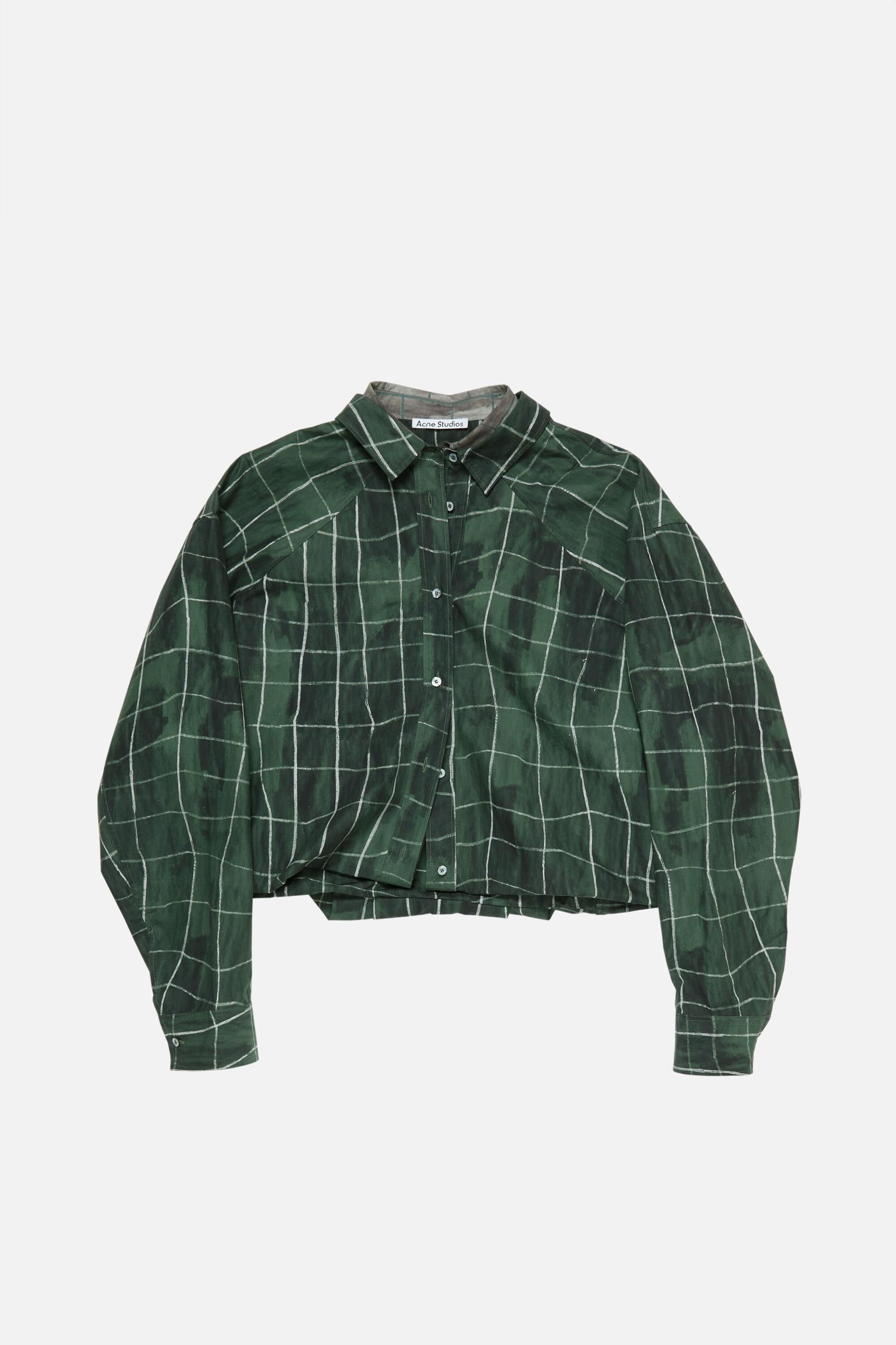 Layered check shirt Product Image