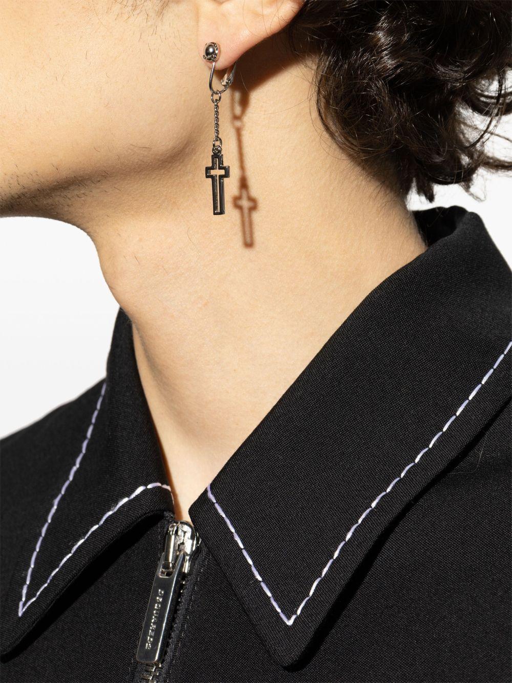 cross-charm earring Product Image