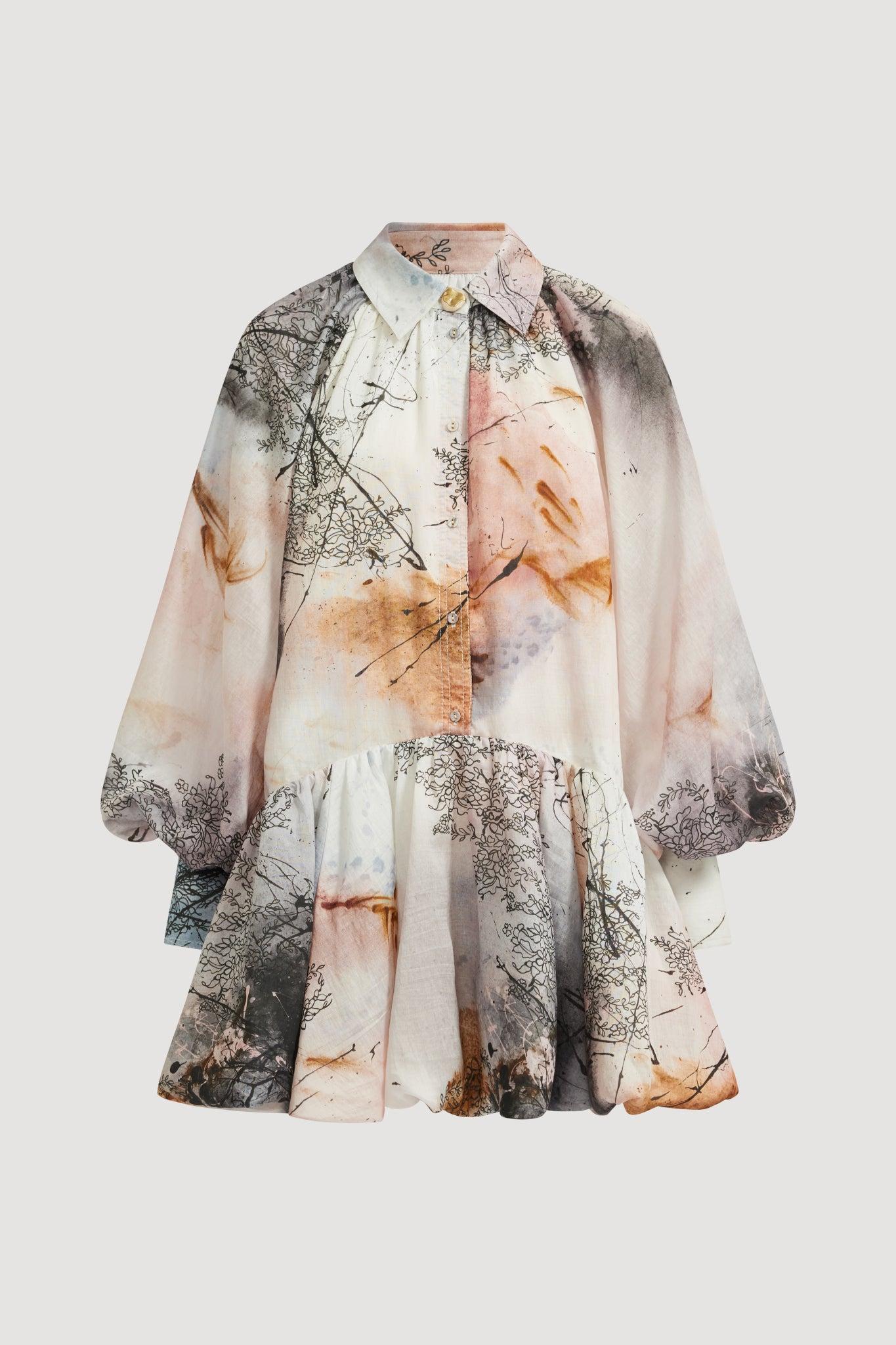 Mietta Mini Dress-ARIA NATURA / 4 Product Image