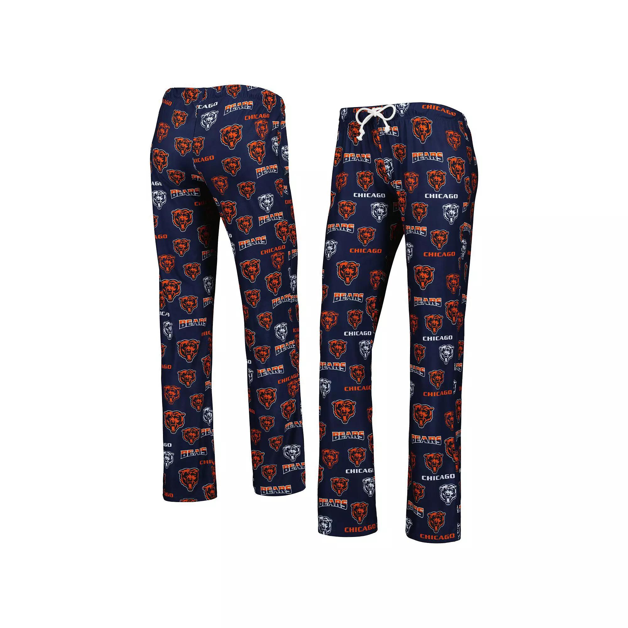 Women's Concepts Sport Navy Chicago Bears Breakthrough Knit Pants, Size: 2XL, Blue Product Image