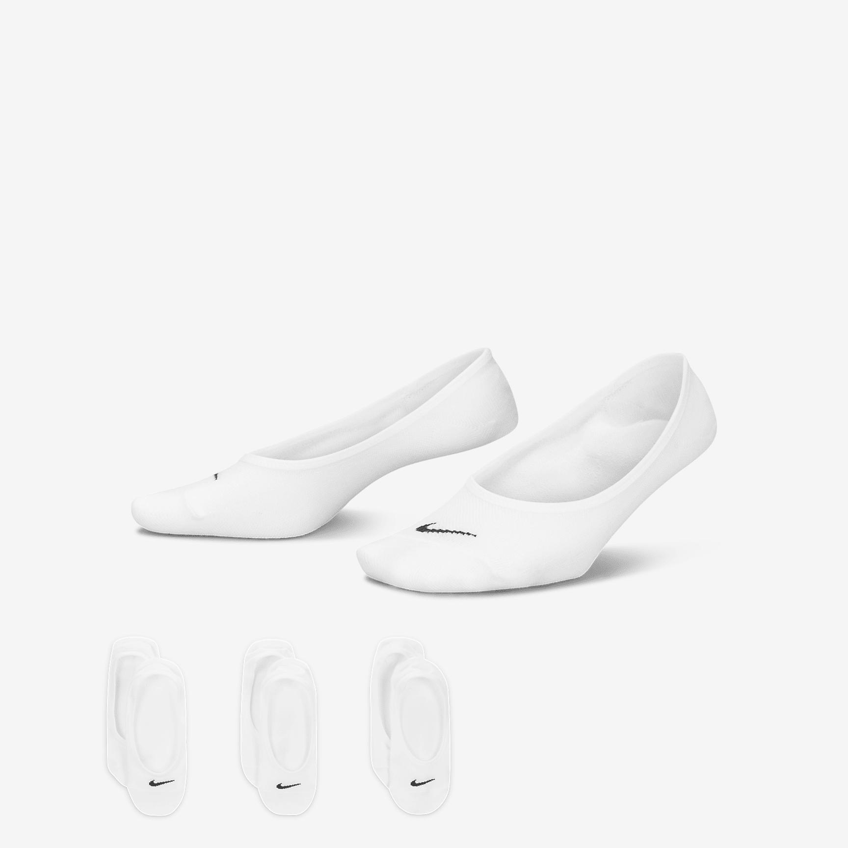 Nike 3-pk. Performance No-Show Liner Socks, Women's, Black Product Image