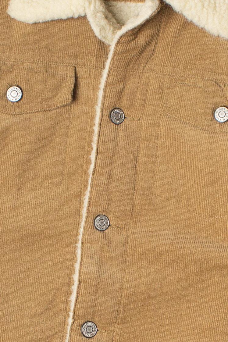 Corduroy Sherpa Lined Trucker Jacket Product Image