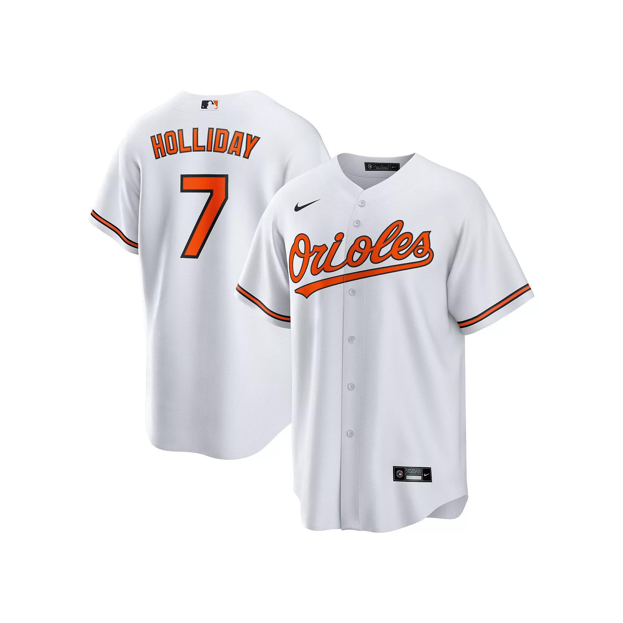 Jackson Holliday Baltimore Orioles Nike Mens MLB Replica Jersey | T770OLWHBO7-WB1 Product Image