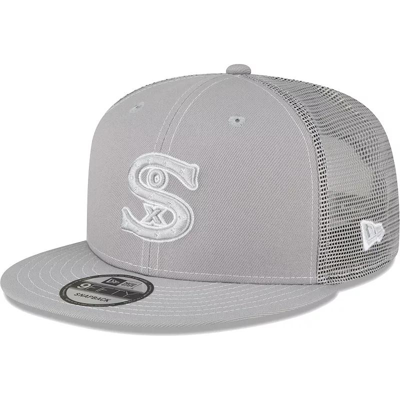 Mens New Era Gray Chicago White Sox 2023 On-Field Batting Practice 9FIFTY Snapback Hat Product Image