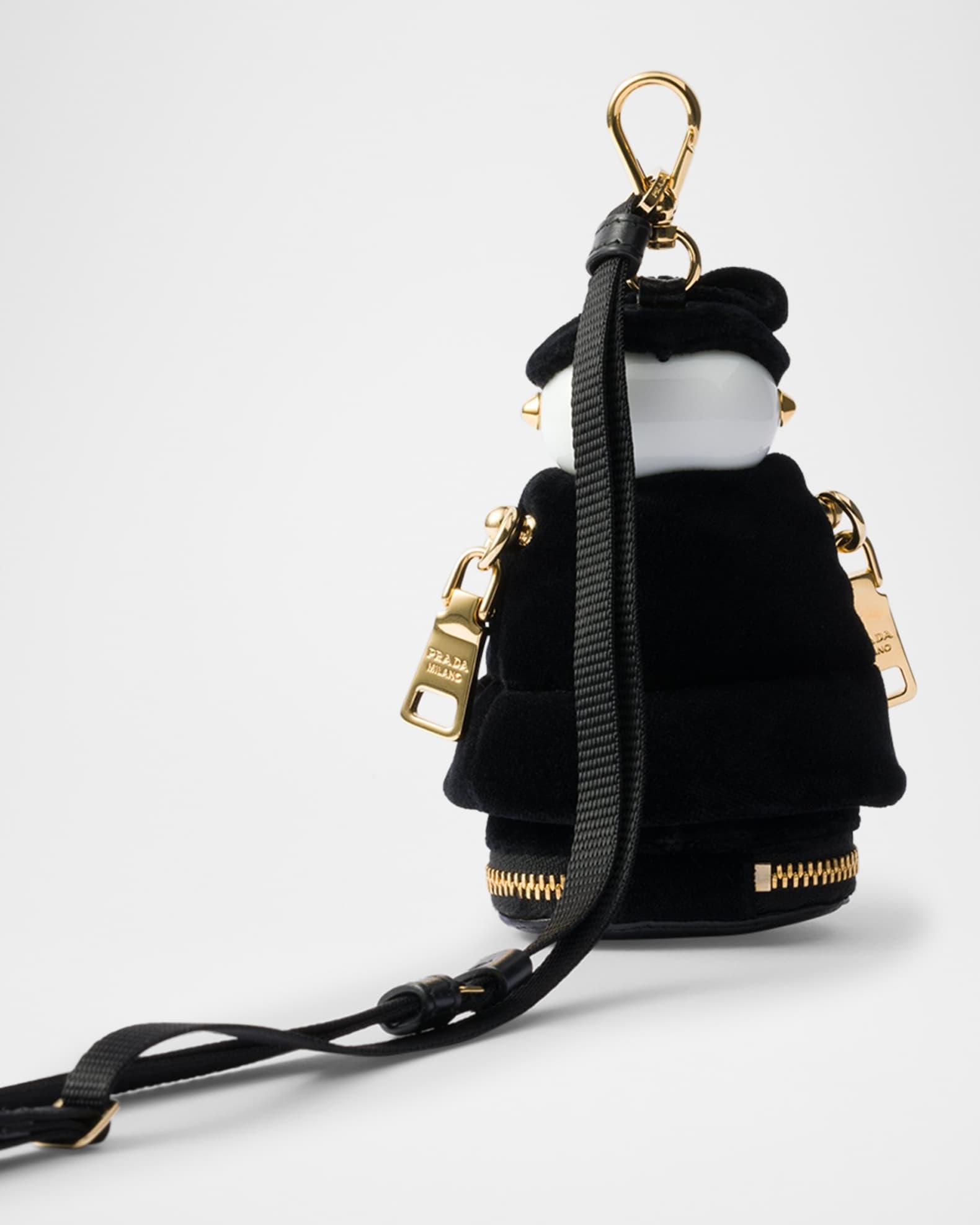 Soft Robot Velvet Bag Charm with Shoulder Strap Product Image