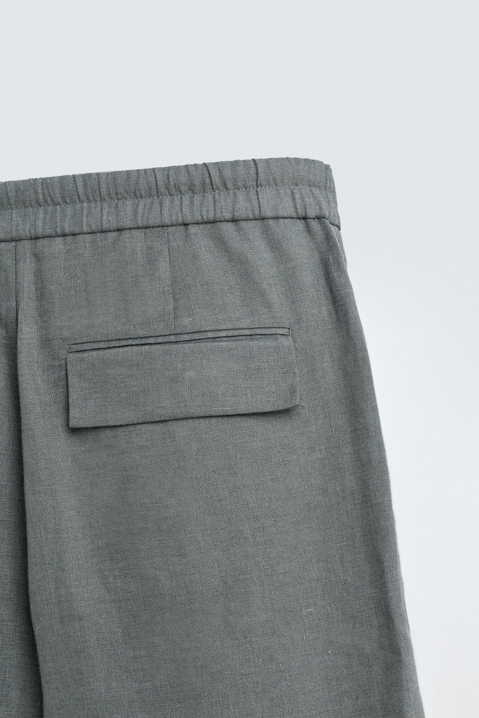 100% LINEN SUIT PANTS Product Image