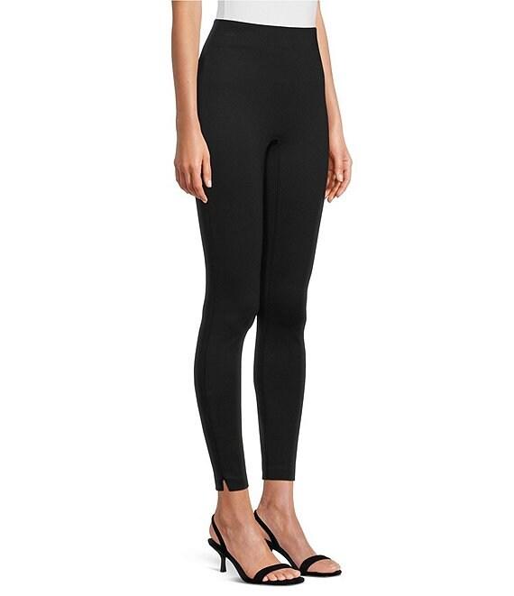 Spanx Super Smooth Perfect Fit Ponte Zip Ankle Length Pull On Leggings Product Image