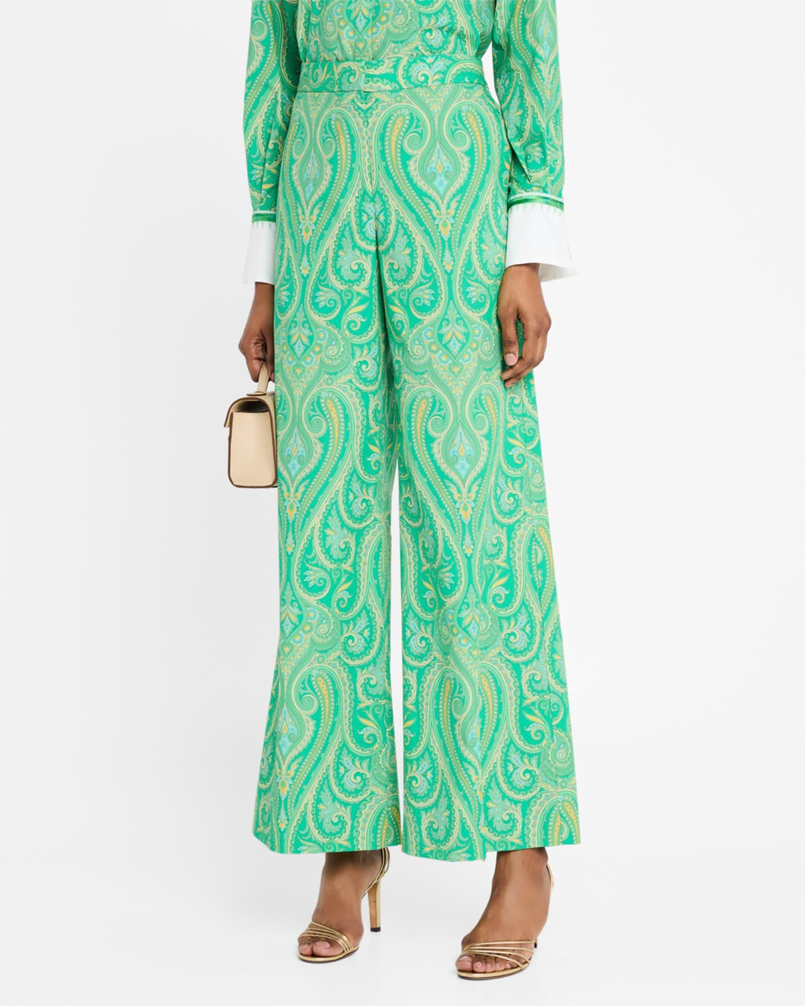 Braxton Paisley-Print Cotton Pants Product Image