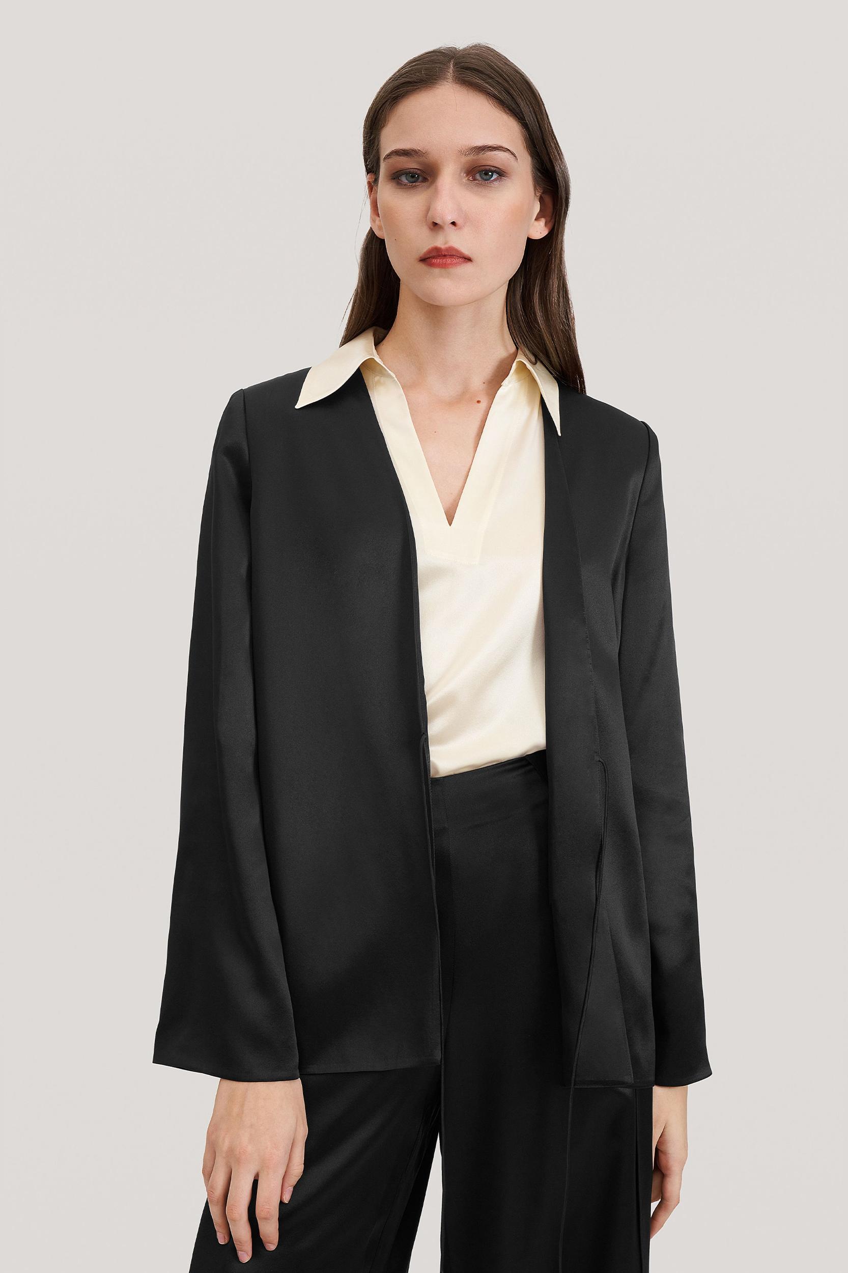 LILYSILK Pure Silk Azalea Blazer Product Image