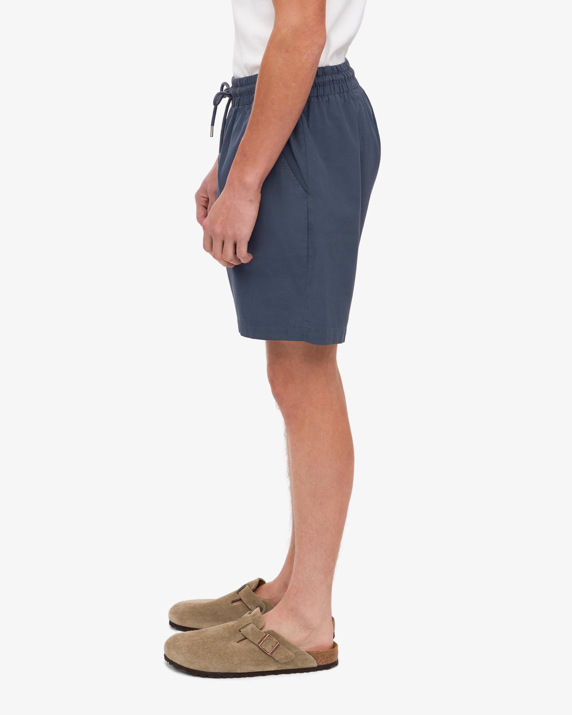 Organic Twill Shorts - Petrol Blue Product Image