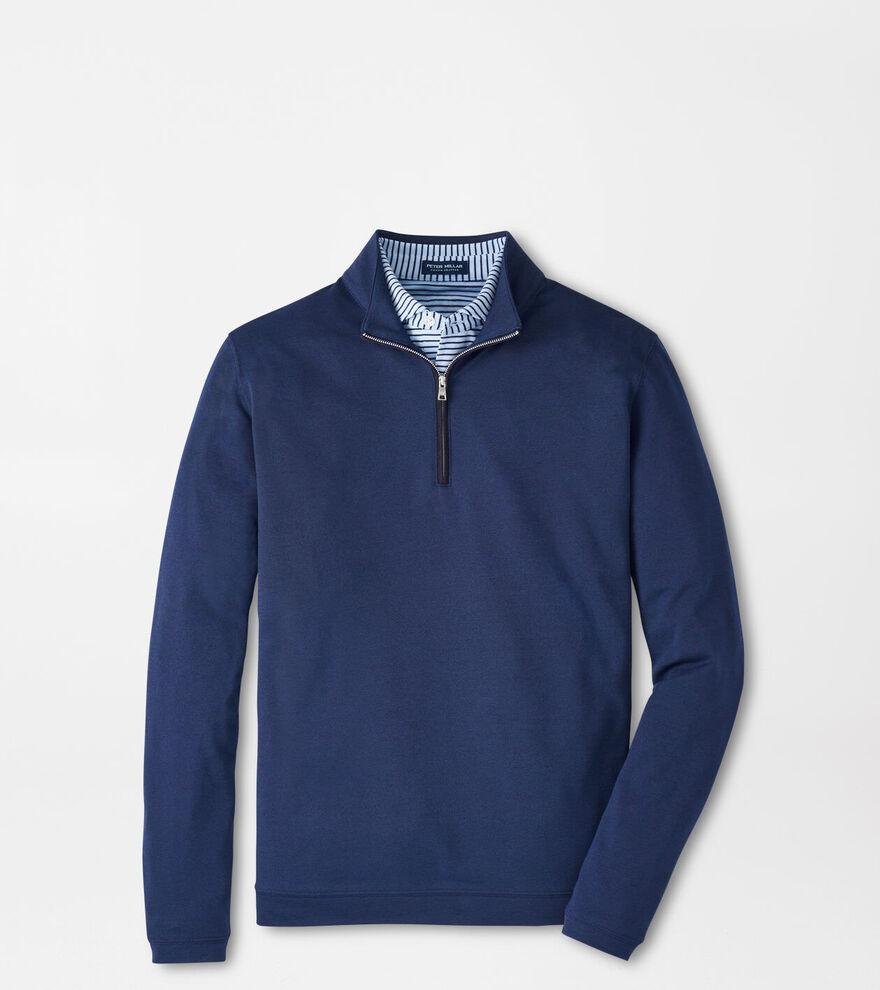 Albatross Cotton-Blend Piqu Quarter-Zip Product Image