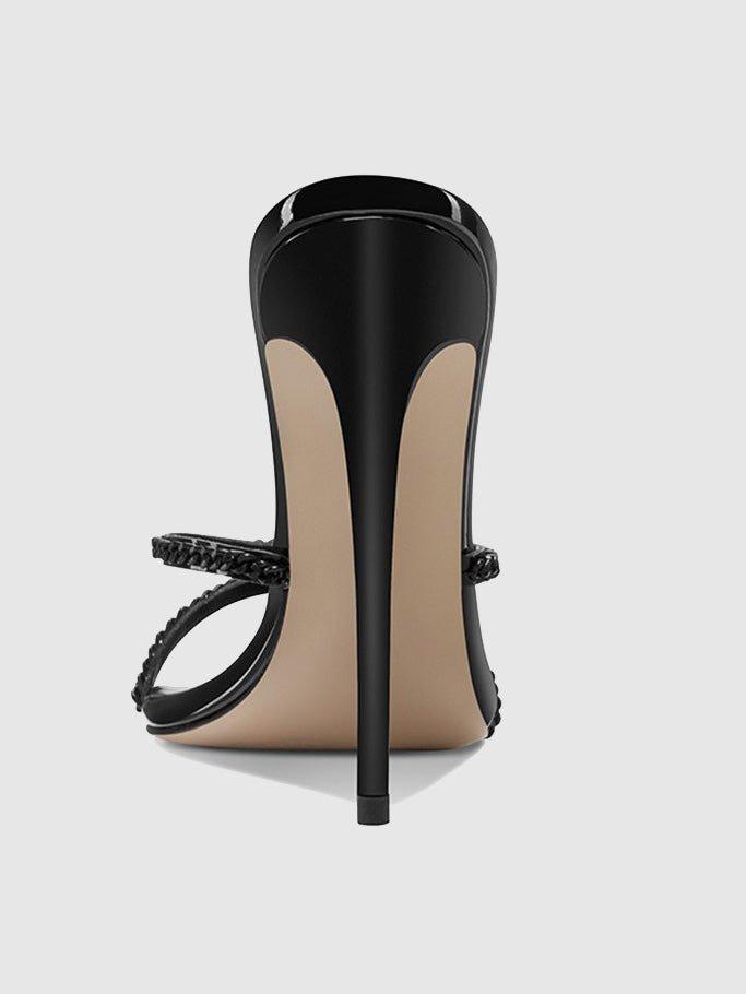 Donatella Mule - Noir Chain Product Image