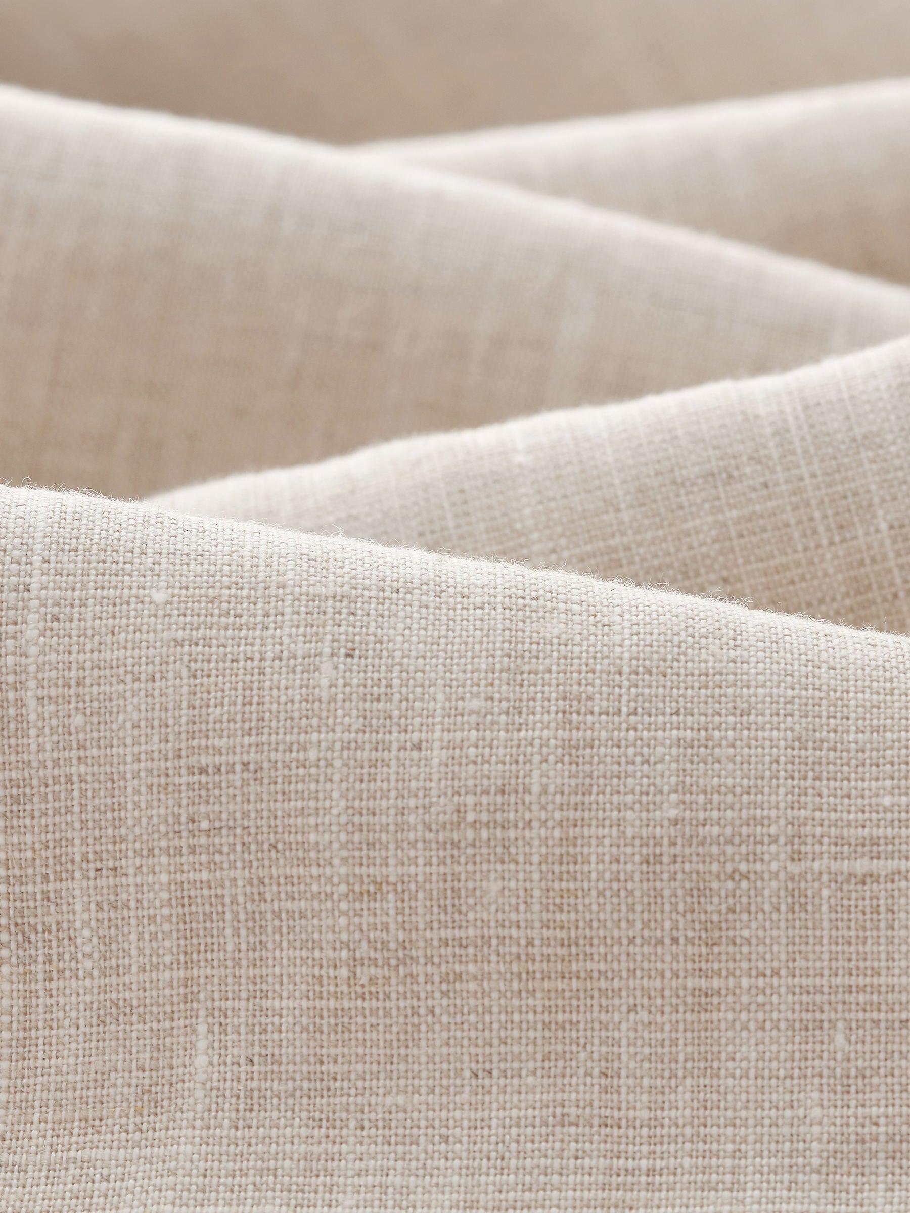 100% Linen Women Straight Leg Pants With Belt Product Image