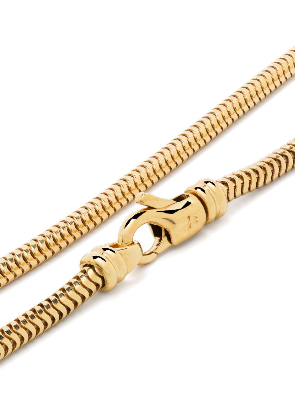 polished snake-chain necklace Product Image