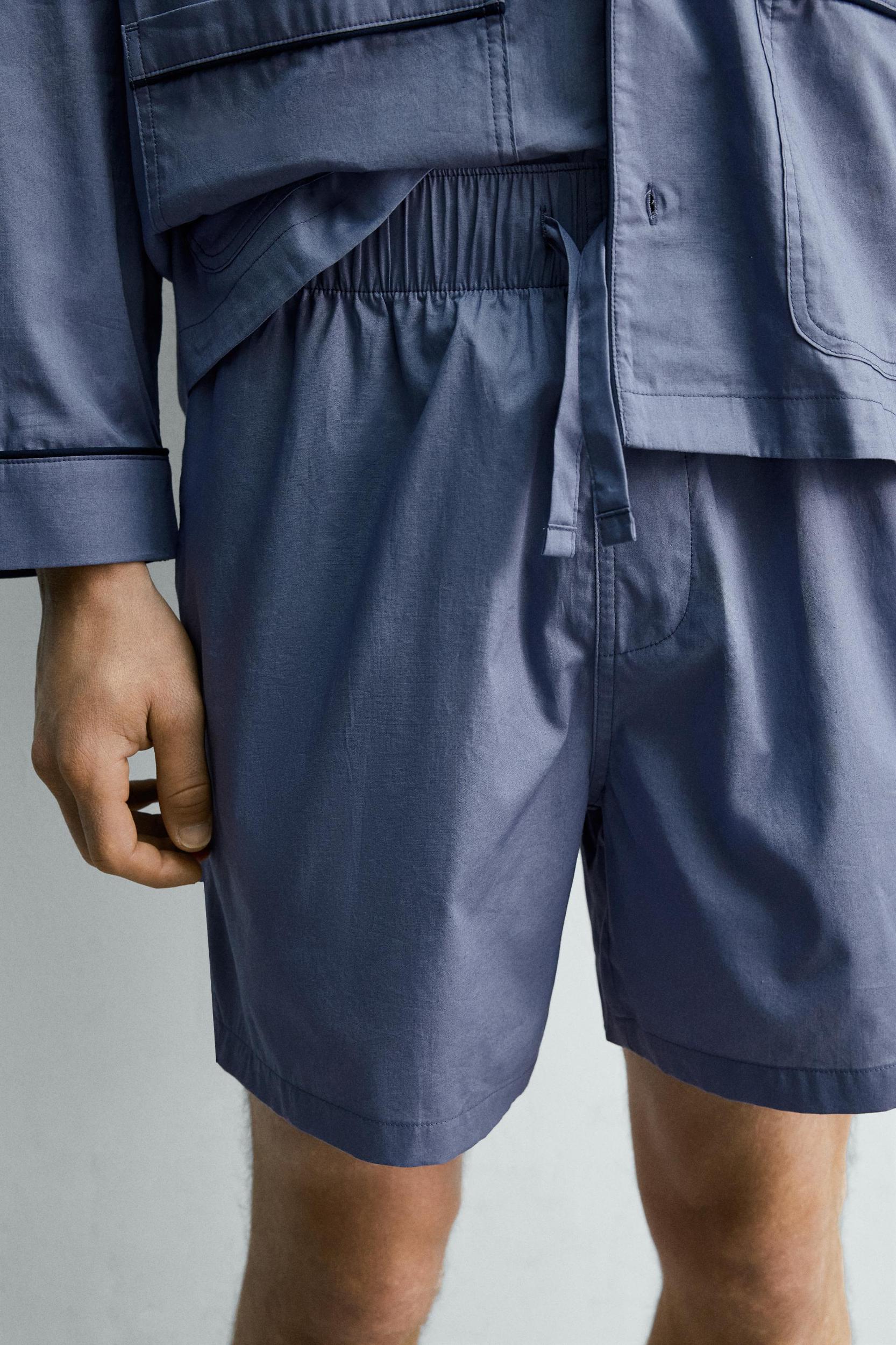 AARON LEVINE X ZARA PAJAMA SHORT SET Product Image