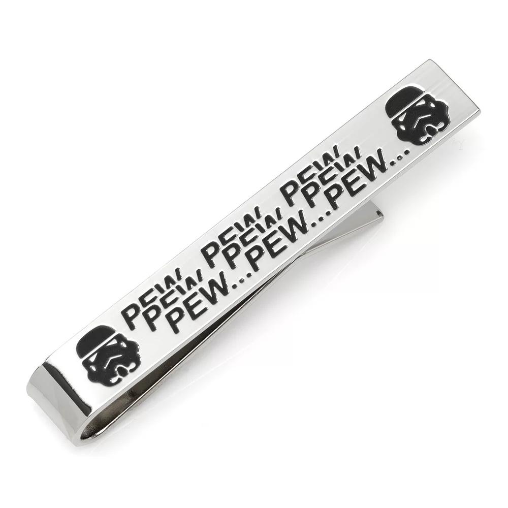 Men's Star Wars Pew Pew Pew Stormtrooper Tie Bar, Silver Product Image