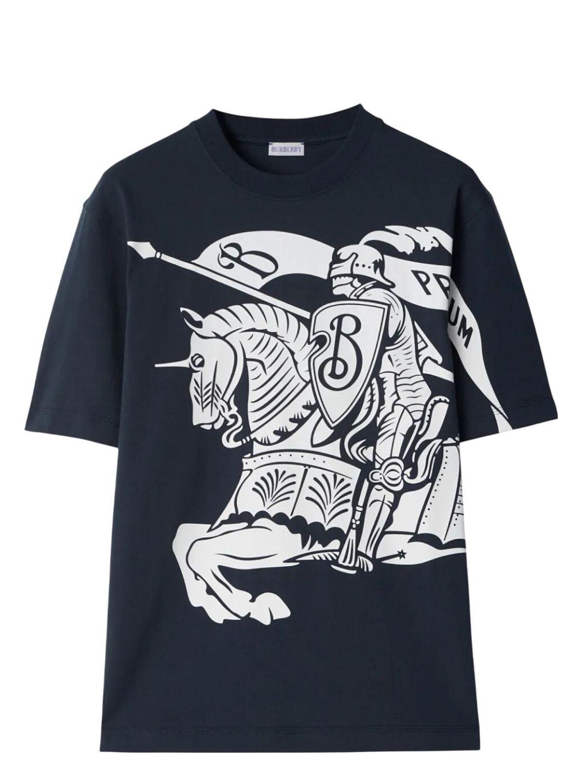 Equestrian Knight-print cotton T-shirt Product Image