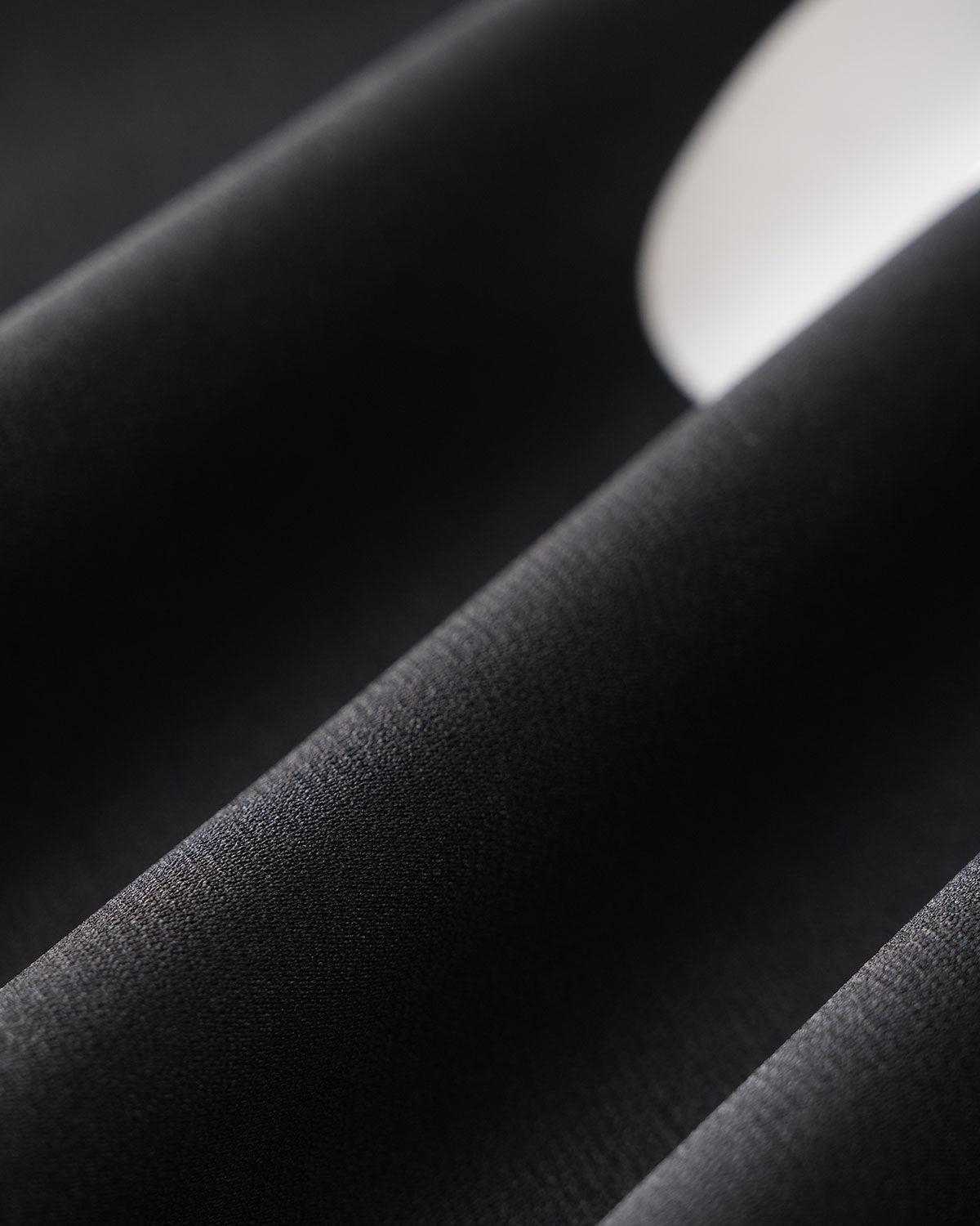 Black Polka Dot Elastic Waist Midi Skirt Product Image