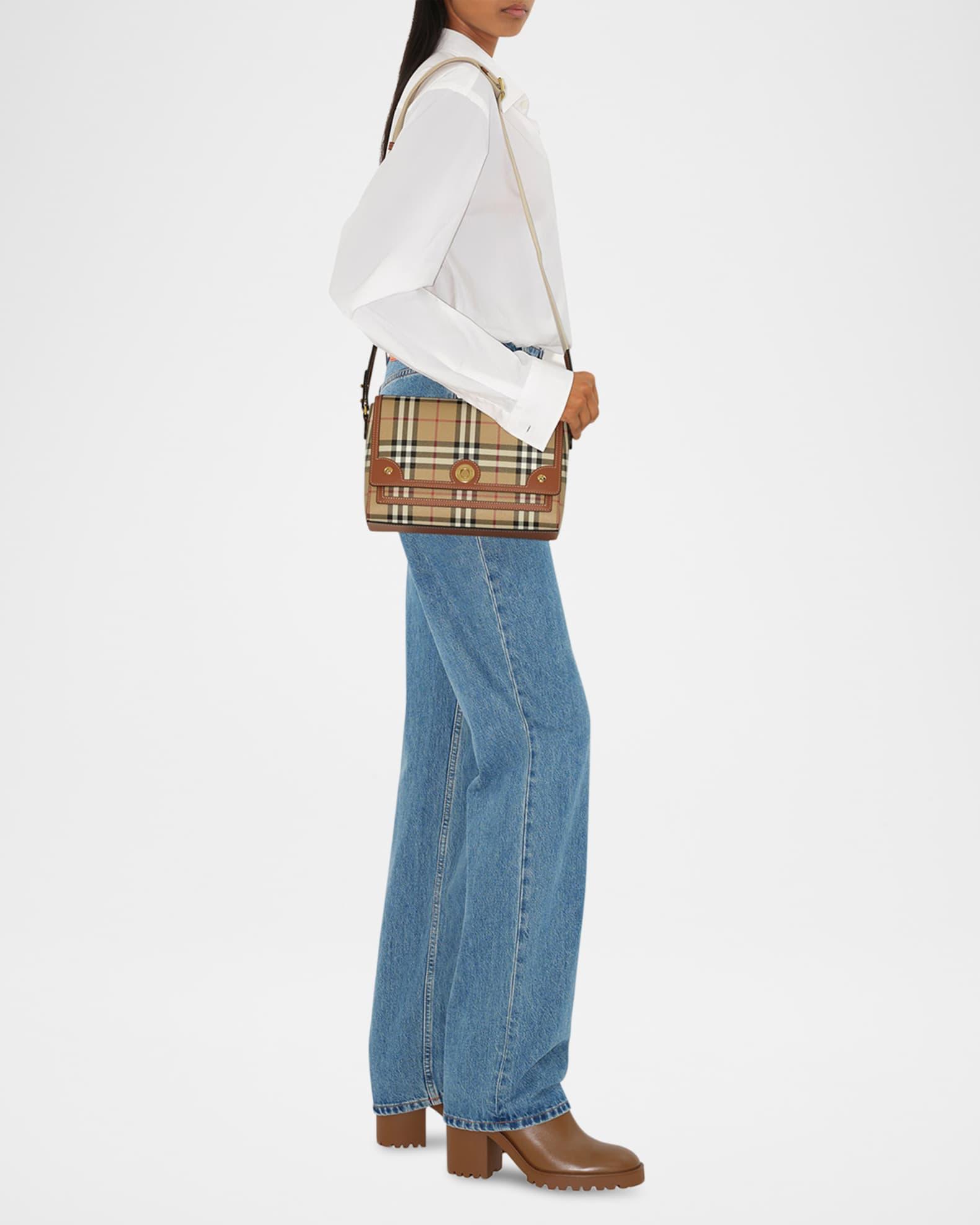Note Medium Check Crossbody Bag Product Image