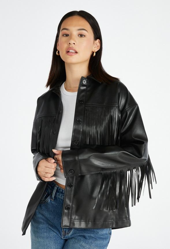 JustFab Margaux Platform Loafer Pump Womens Black/ White Size 8.5 Product Image