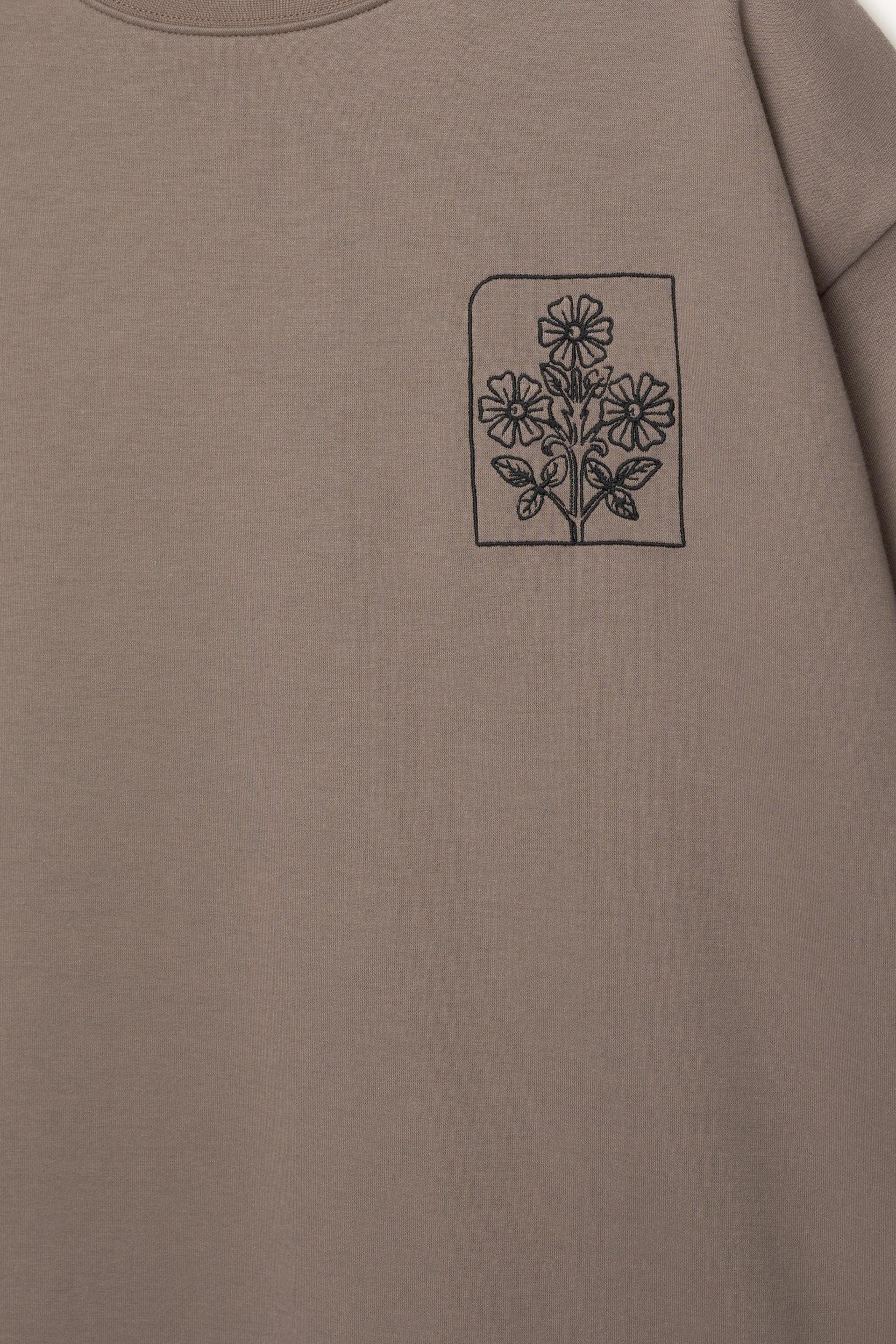 Interlock short sleeve sweatshirt Product Image