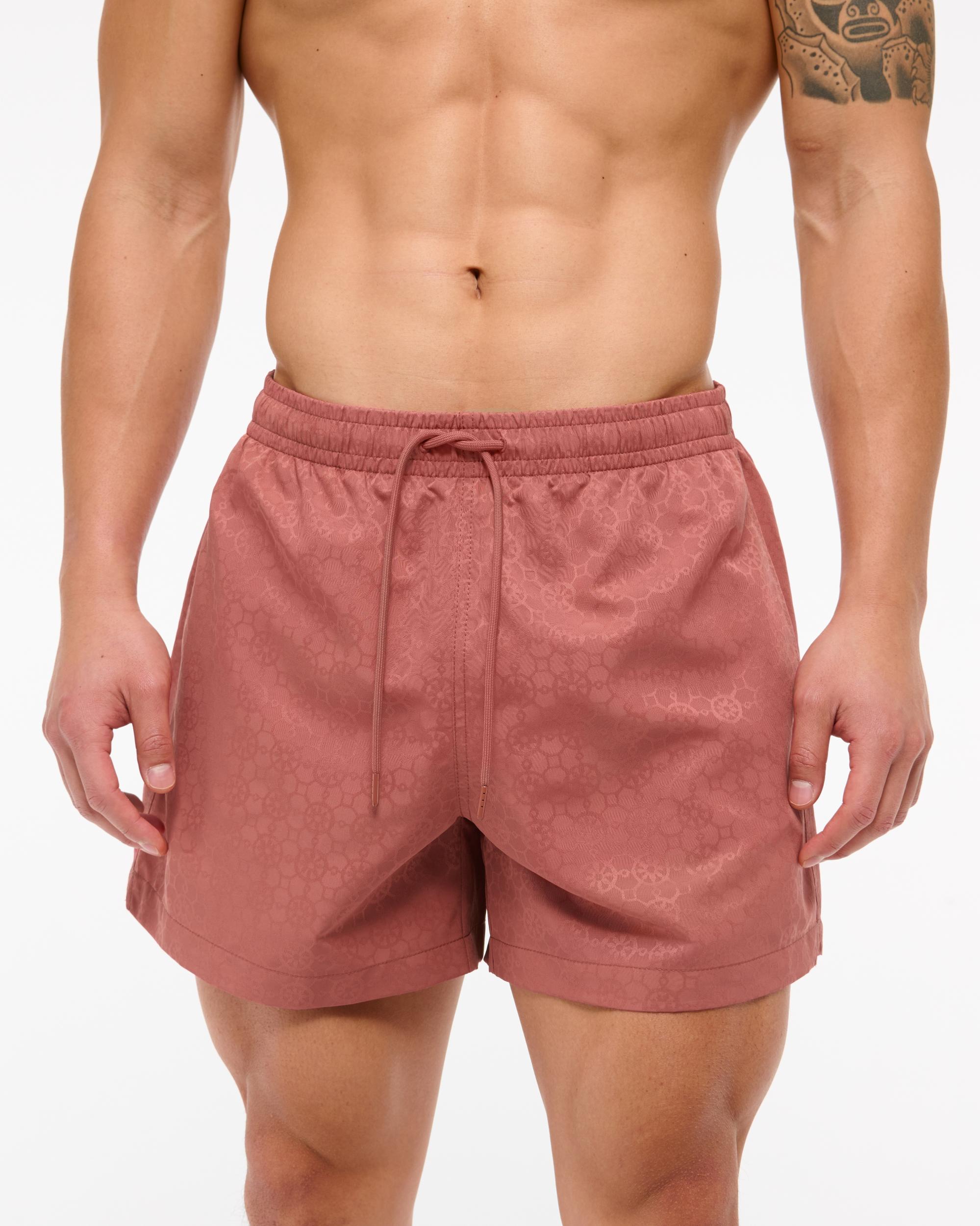 Pull-On Micro-Seersucker Swim Trunk Product Image