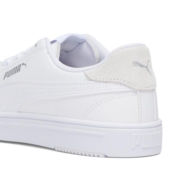 PUMA Serve Pro Lite Women's Sneakers in White/Silver/Grey Product Image