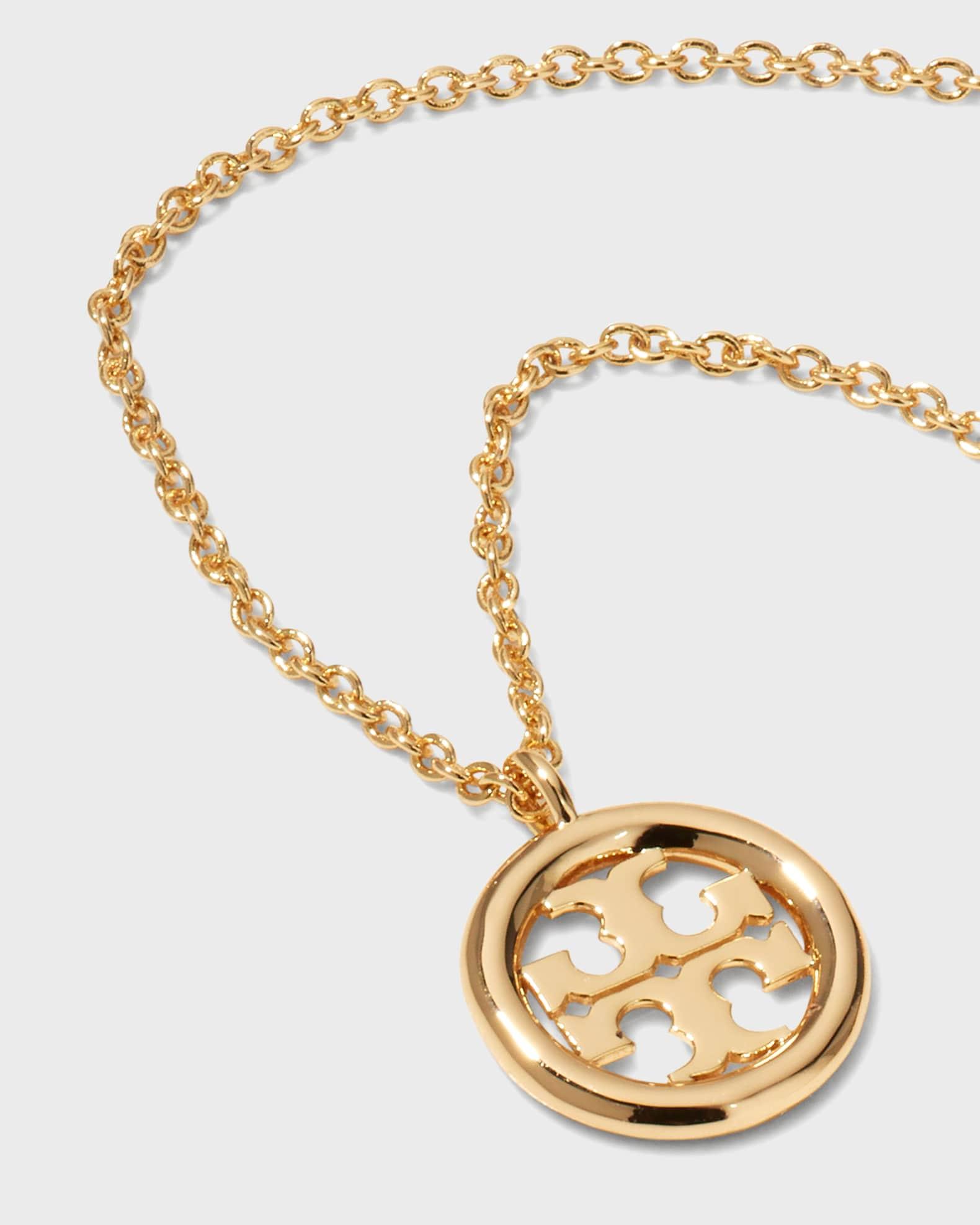 Womens Miller 18KPlated Logo Pendant Necklace Product Image