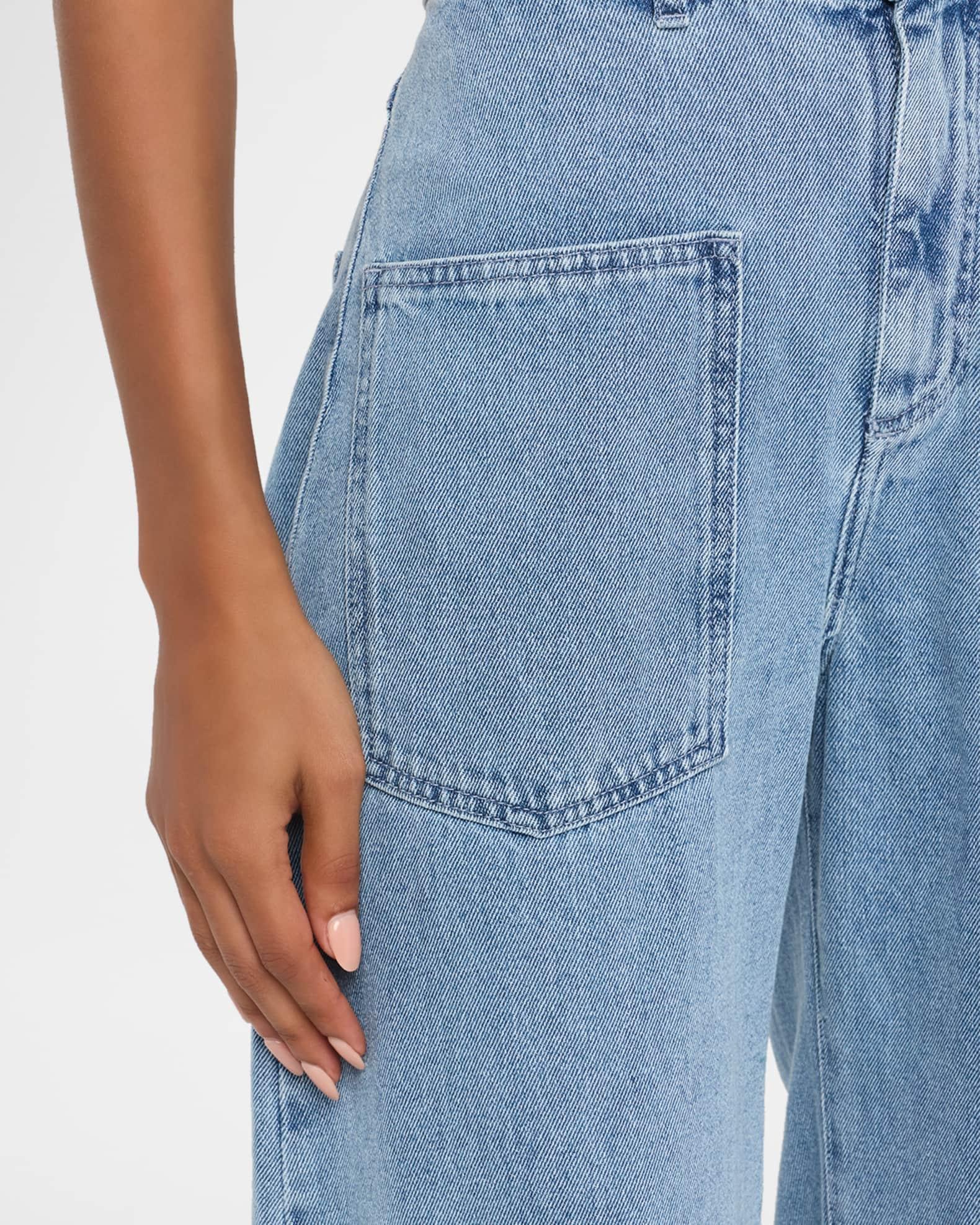 Patch-Pocket Boyfriend Jeans Product Image
