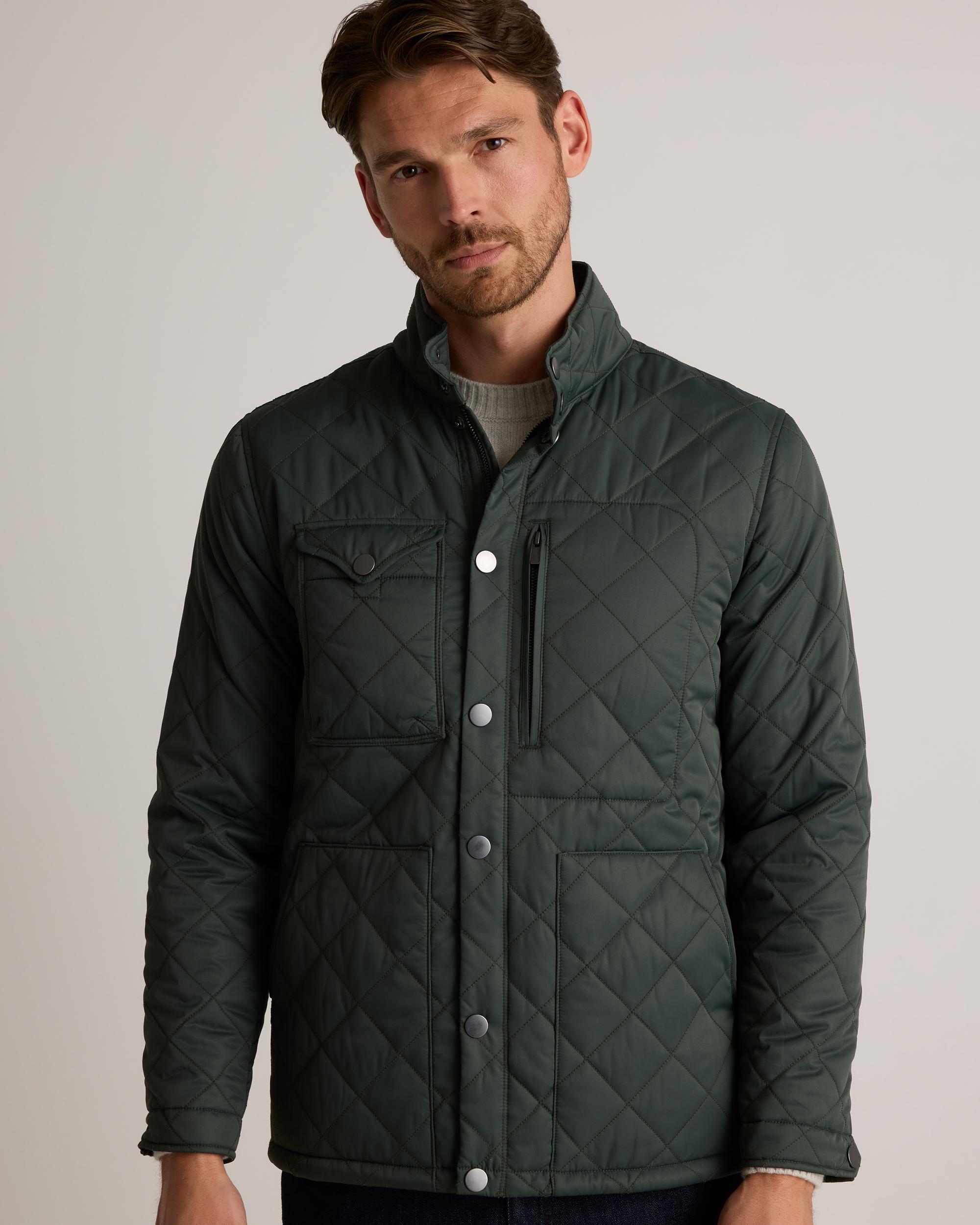 Quince | Men's Featherless Quilted Utility Jacket Nylon Product Image