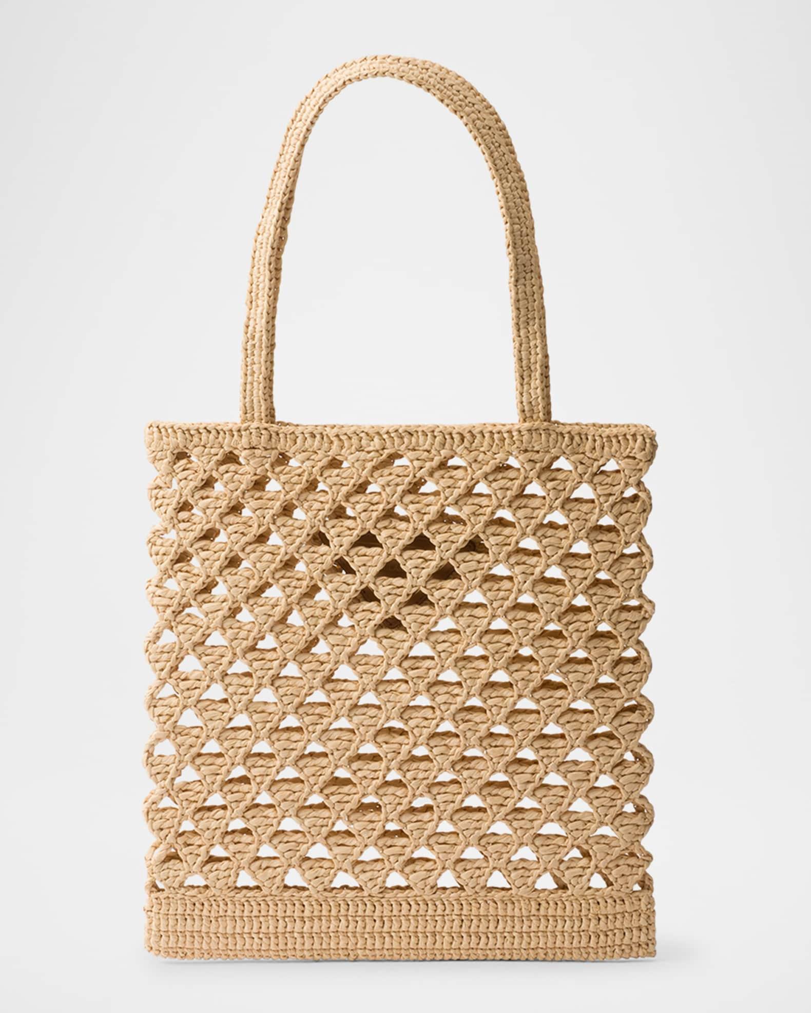 Logo Crochet Tote Bag Product Image