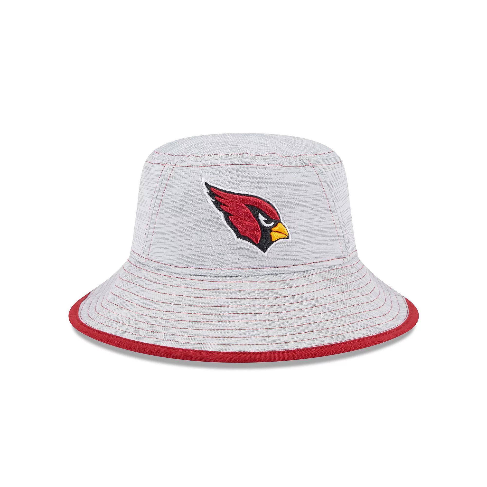 Men's New Era Gray Arizona Cardinals Game Bucket Hat, Grey Product Image