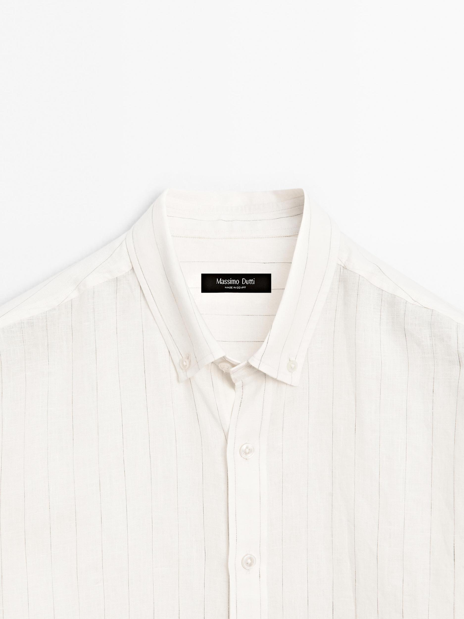 Regular fit pinstripe shirt Product Image