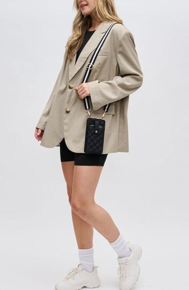 Quilted Cell Phone Crossbody Product Image