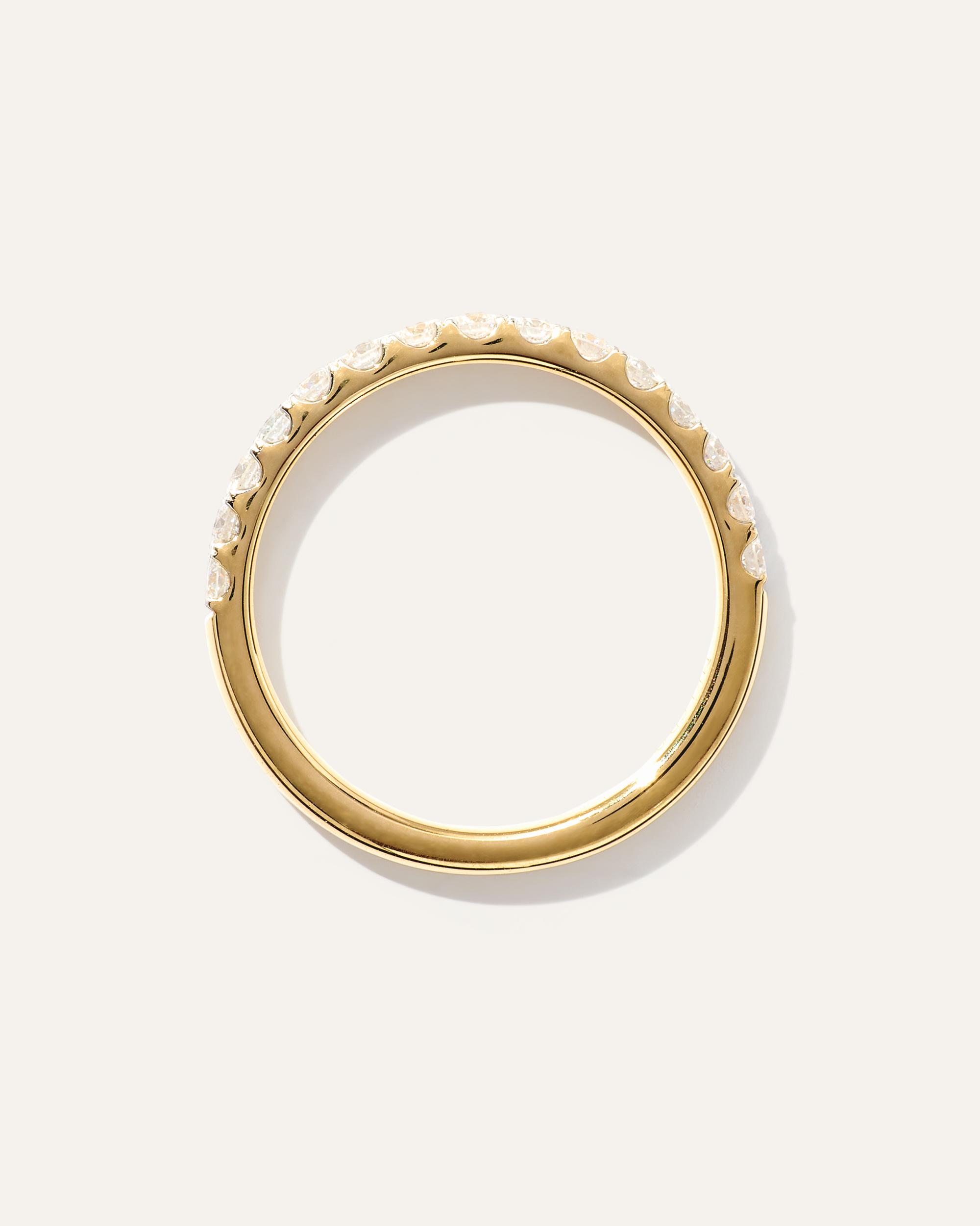 Quince | Women's Lab Grown Diamond Pave Band Rings Product Image