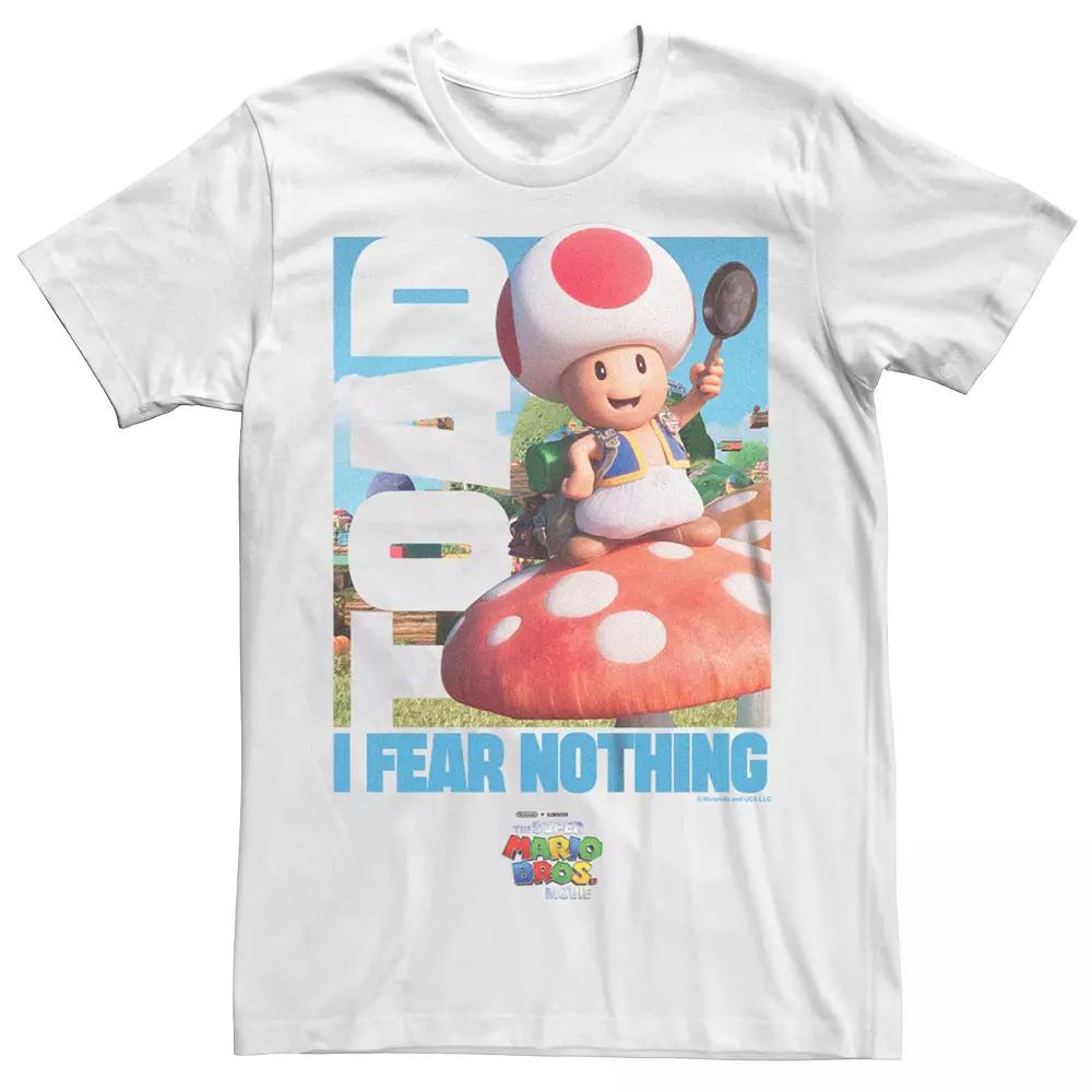 Big & Tall The Super Mario Bros. Movie Toad I Fear Nothing Mushroom Graphic Tee, Men's,  Product Image