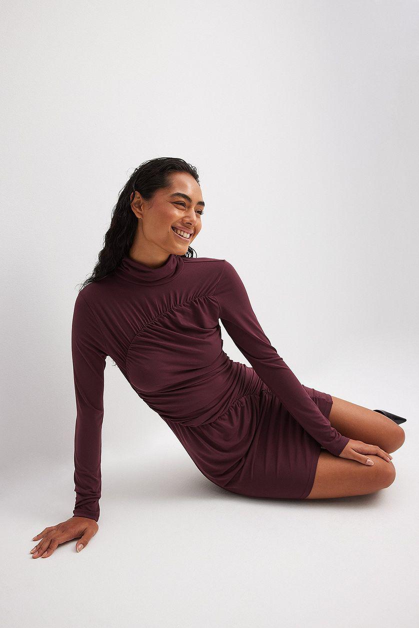 Collar Mini Dress Product Image