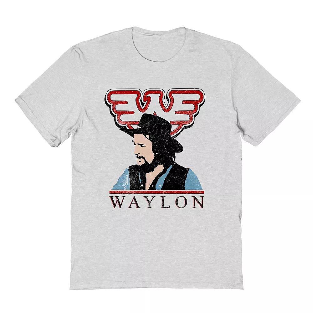 Men's Waylon Jennings Stencil Graphic Tee, Adult Unisex,  Product Image