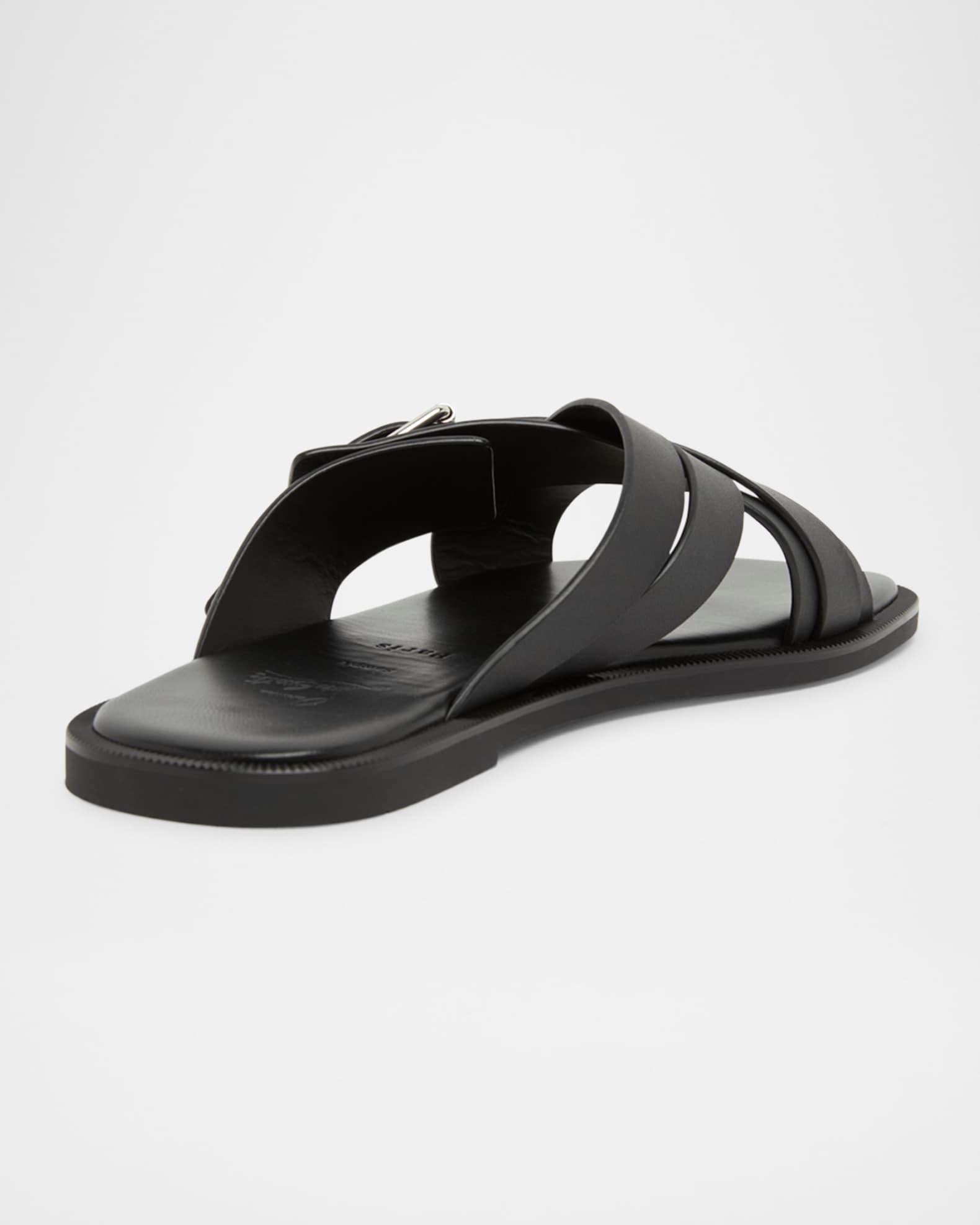 Men's Emircross Crisscross Leather Slide Sandals Product Image