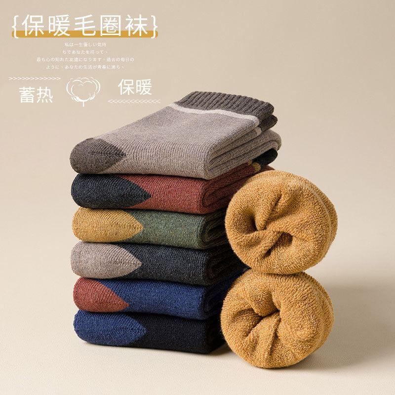 Two Tone Crew Socks Product Image