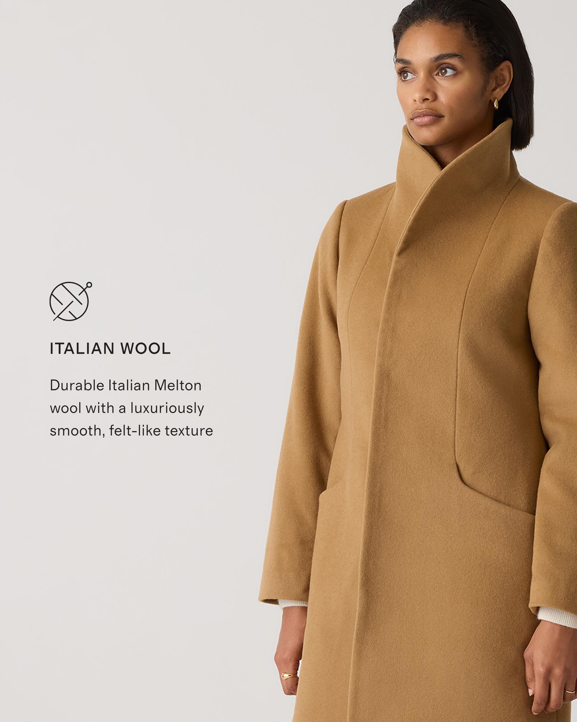 Quince | Women's Italian Wool Cocoon Coat Wool/Nylon Product Image