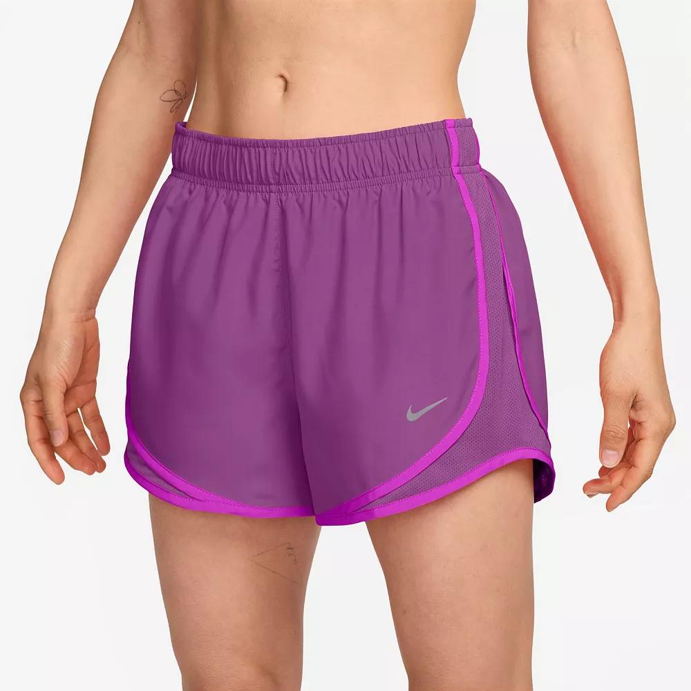 Nike Womens Tempo Dri-FIT Mid-Rise Brief-Lined Running Shorts | HM6096-505 Product Image